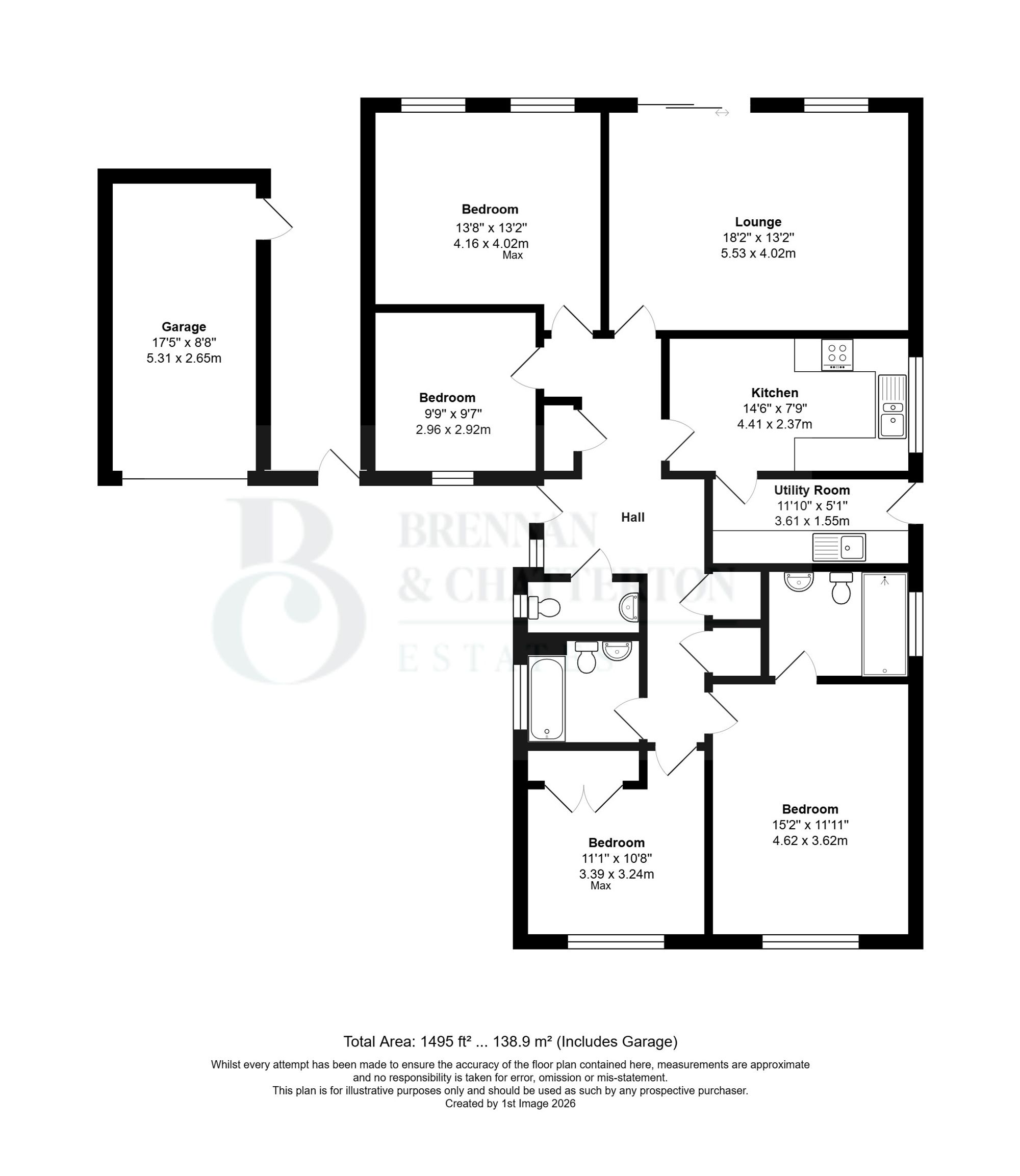 4 The Cedars Hurst Road, Littlehampton floorplan