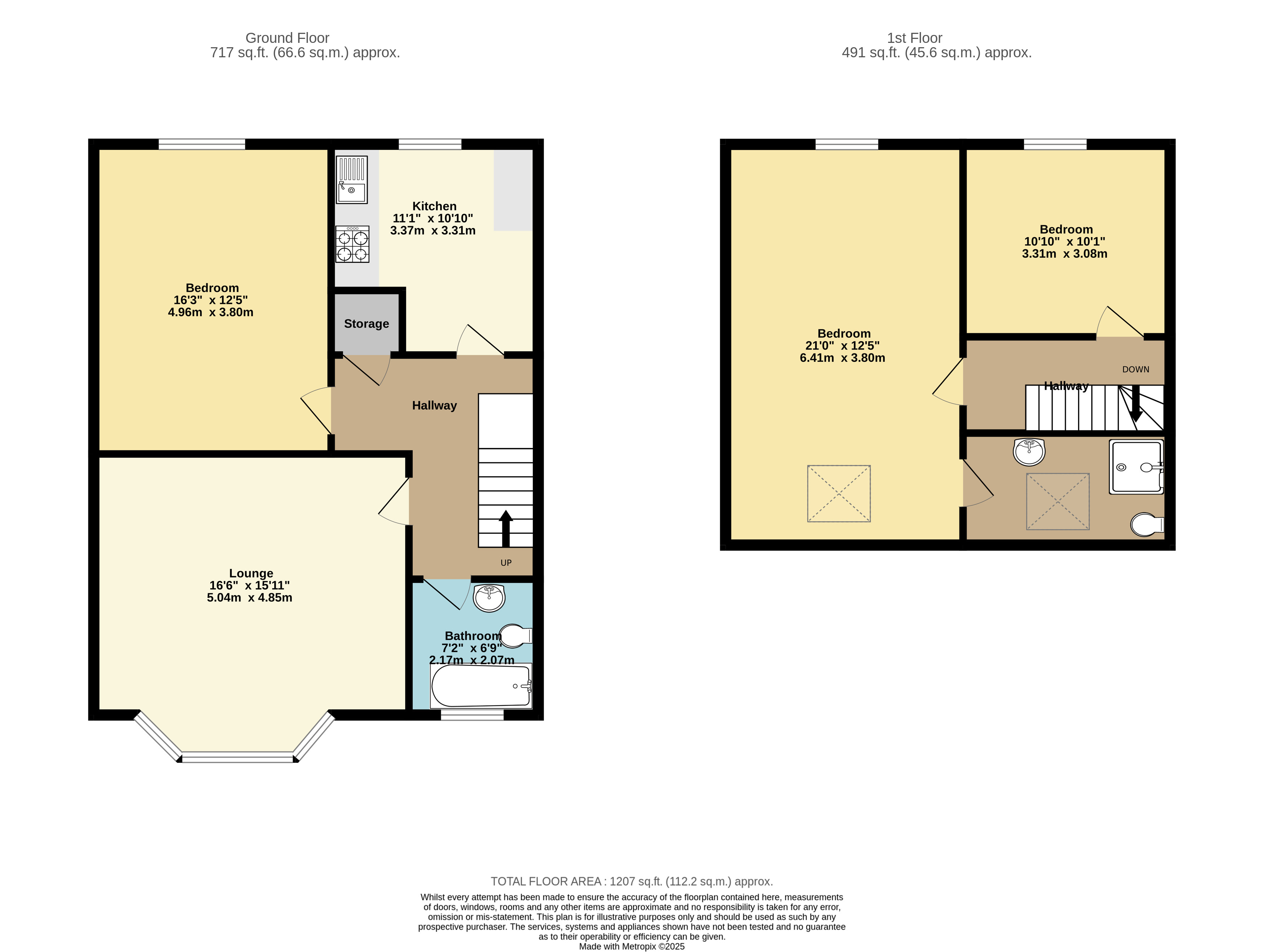 First Floor Flat, 60, Claremont Road, Bristol floorplan