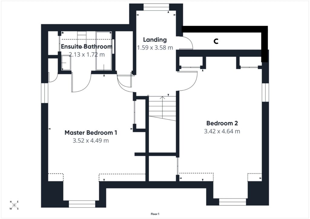 Clyde Cottage, Stronmilchan, Dalmally floorplan