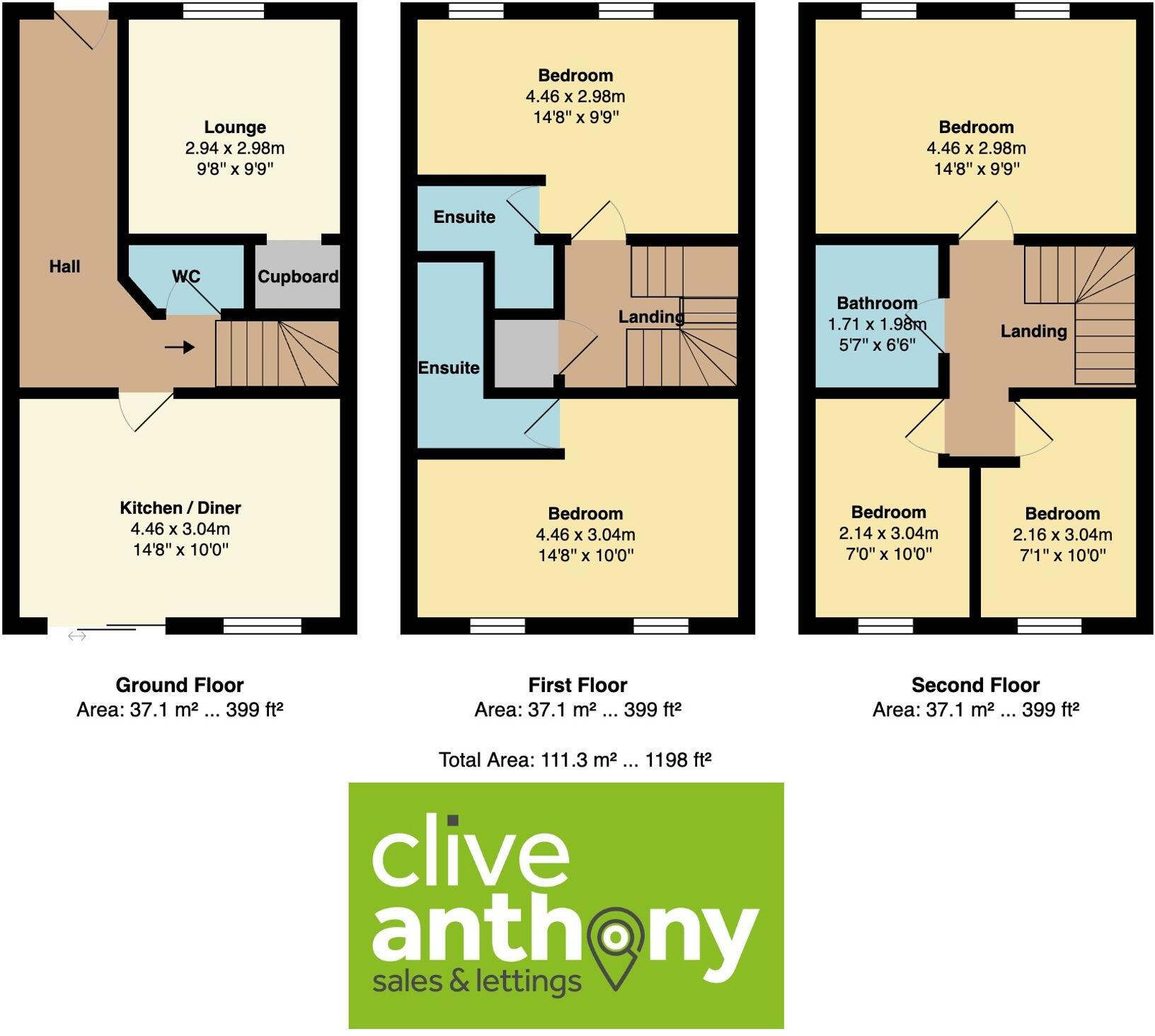 25, Saddlecote Close, Manchester floorplan