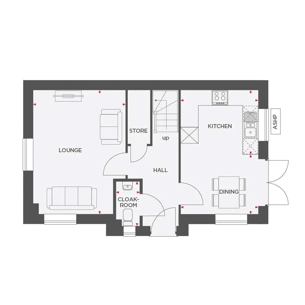 The Lakeshore, Harrow Drive, Higher Bartle floorplan