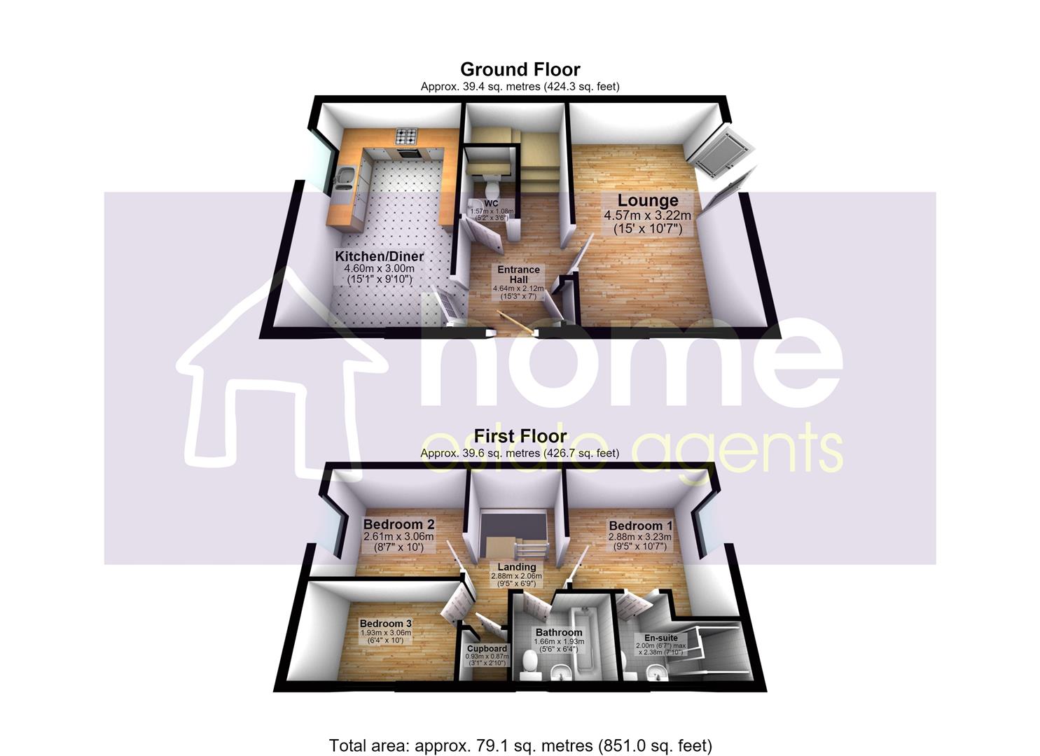 1, Chapman Avenue, Hyde floorplan