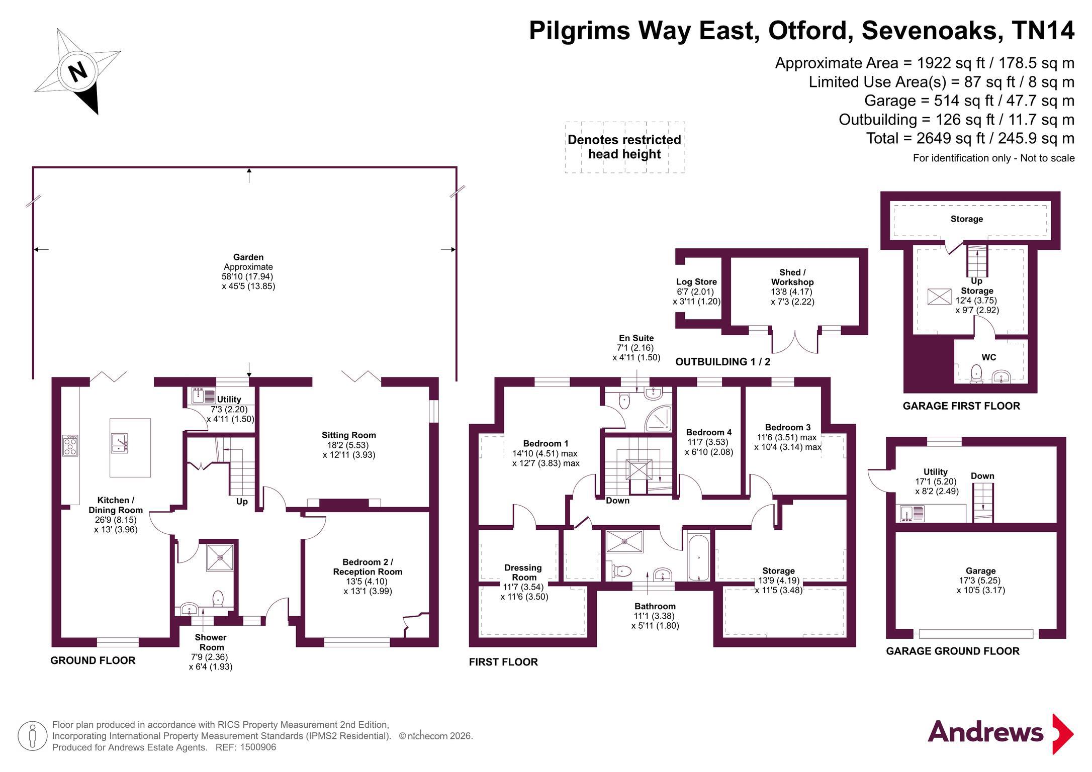 Summerleaze, 40, Pilgrims Way East, Sevenoaks floorplan