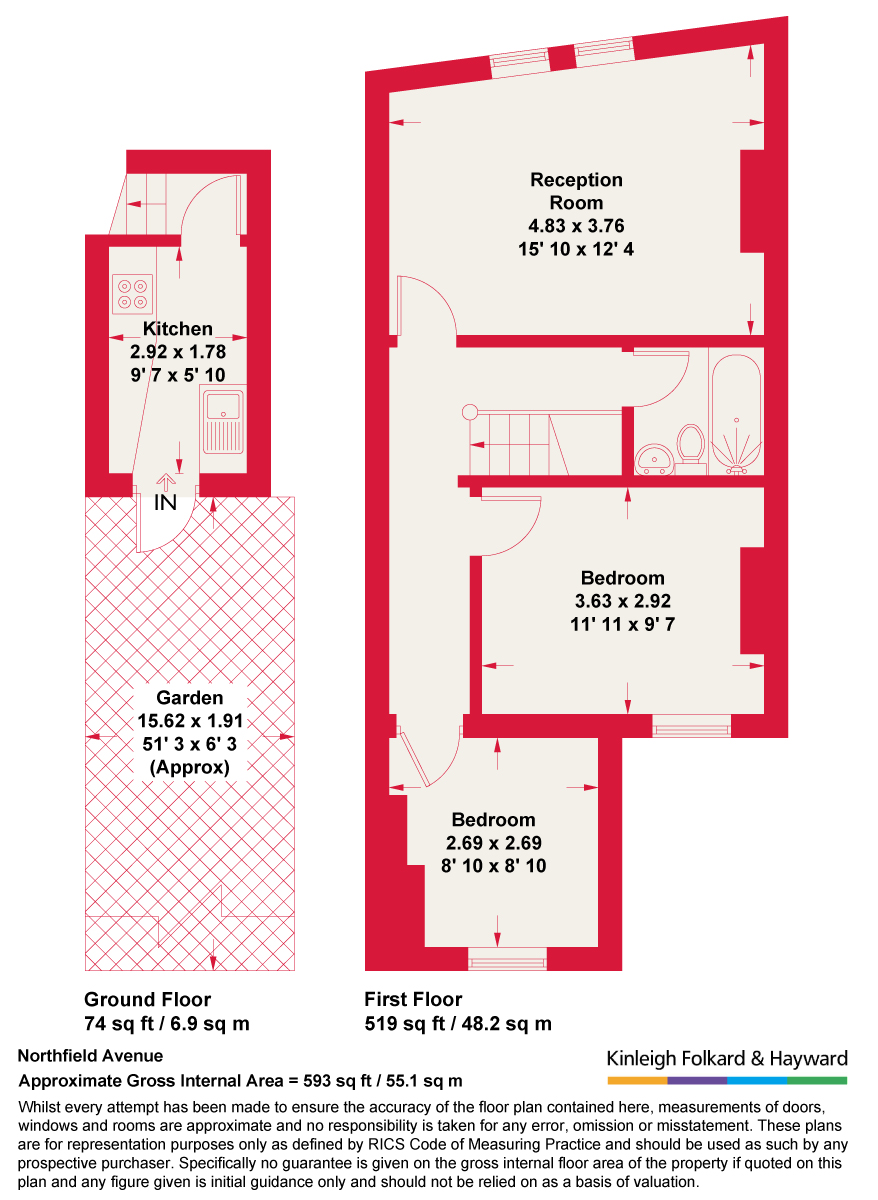 58A,, Northfield Avenue, London floorplan