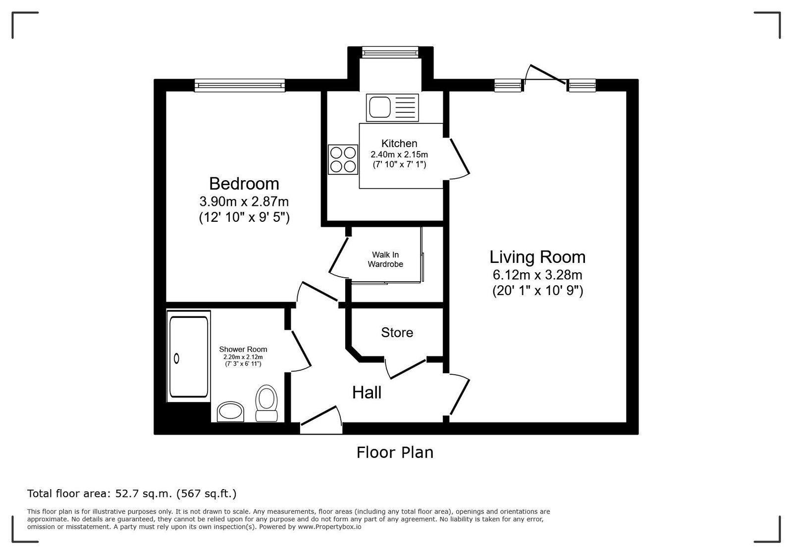 Clarence Court,1, Brighton Road, Horsham floorplan