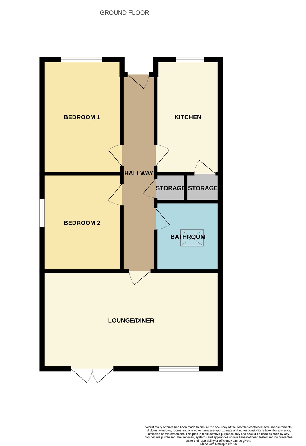 63, Bridge Road, Kettering floorplan