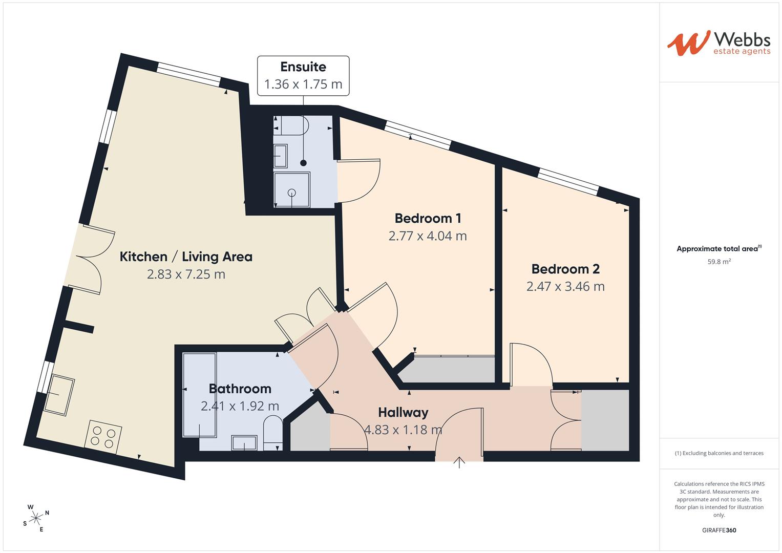 15, Pear Tree Court, Rugeley floorplan