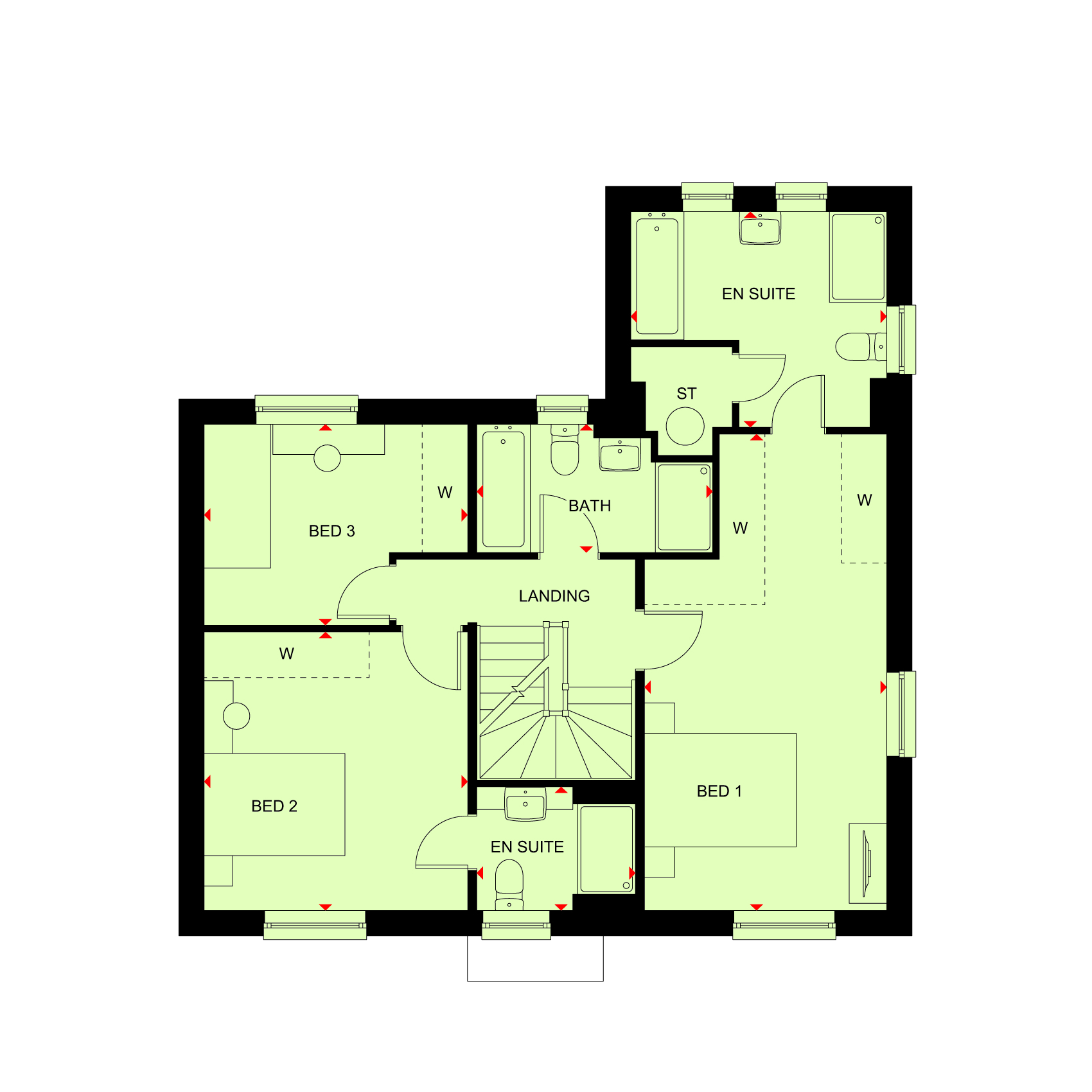 Plot 306 The Marlowe,, Franklin Gardens, Cambridge floorplan