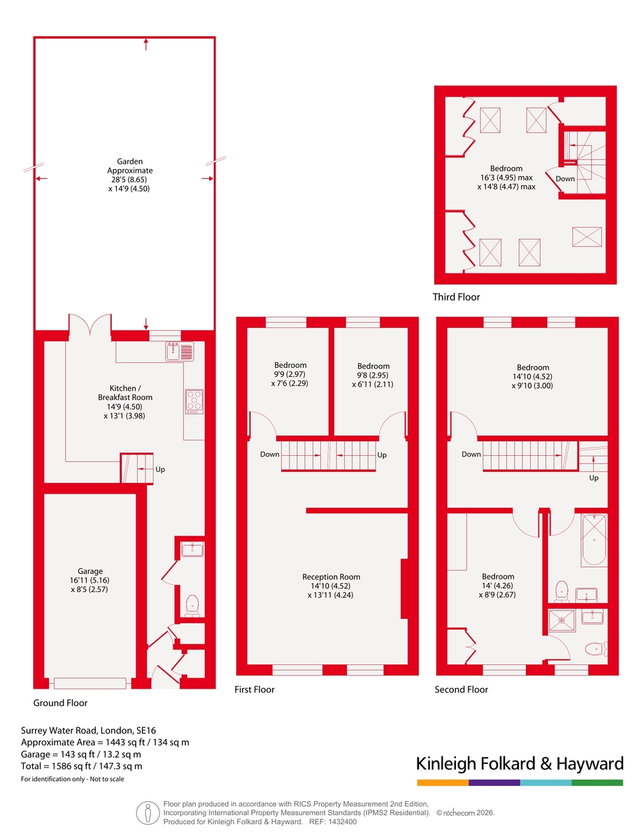 3, Surrey Water Road, London floorplan