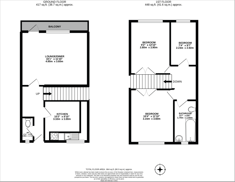 Tottenham Road, Dalston floorplan