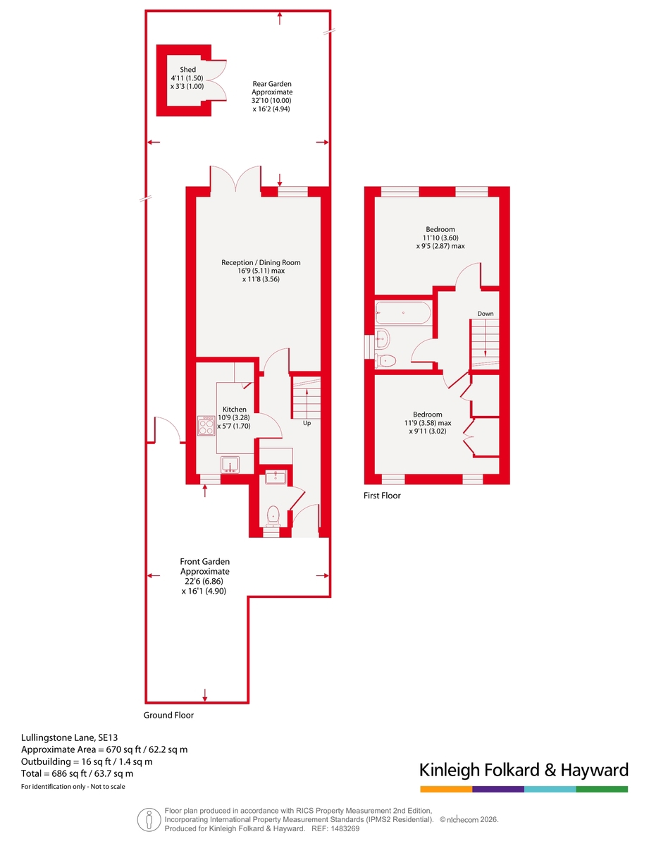 51, Lullingstone Lane, London floorplan