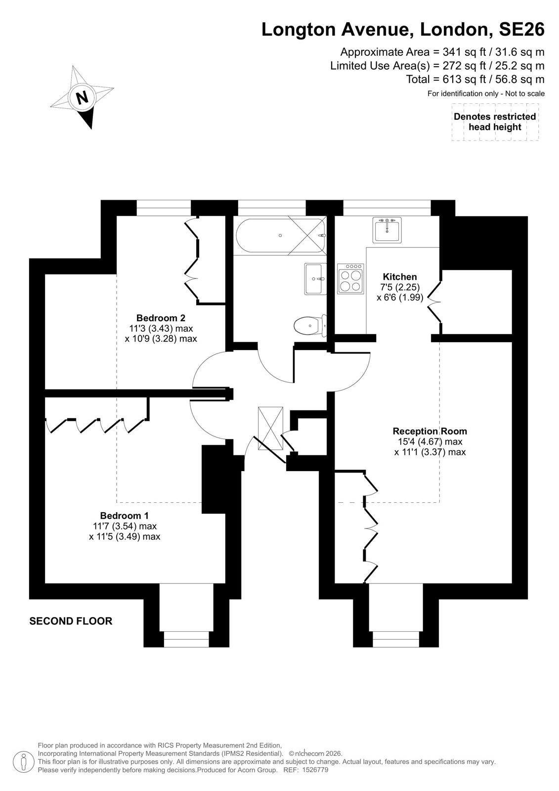 16A,, Longton Avenue, London floorplan