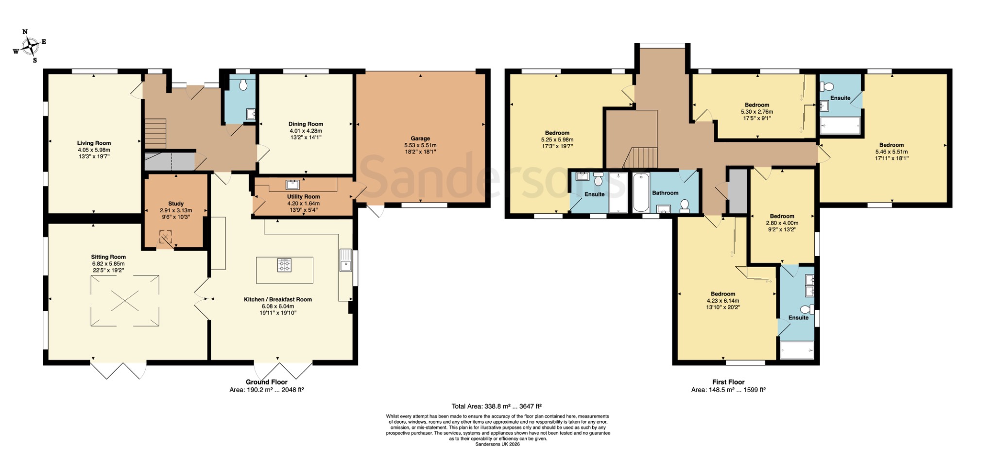 Chesard House, 11 Old Hall Park, Ashford floorplan