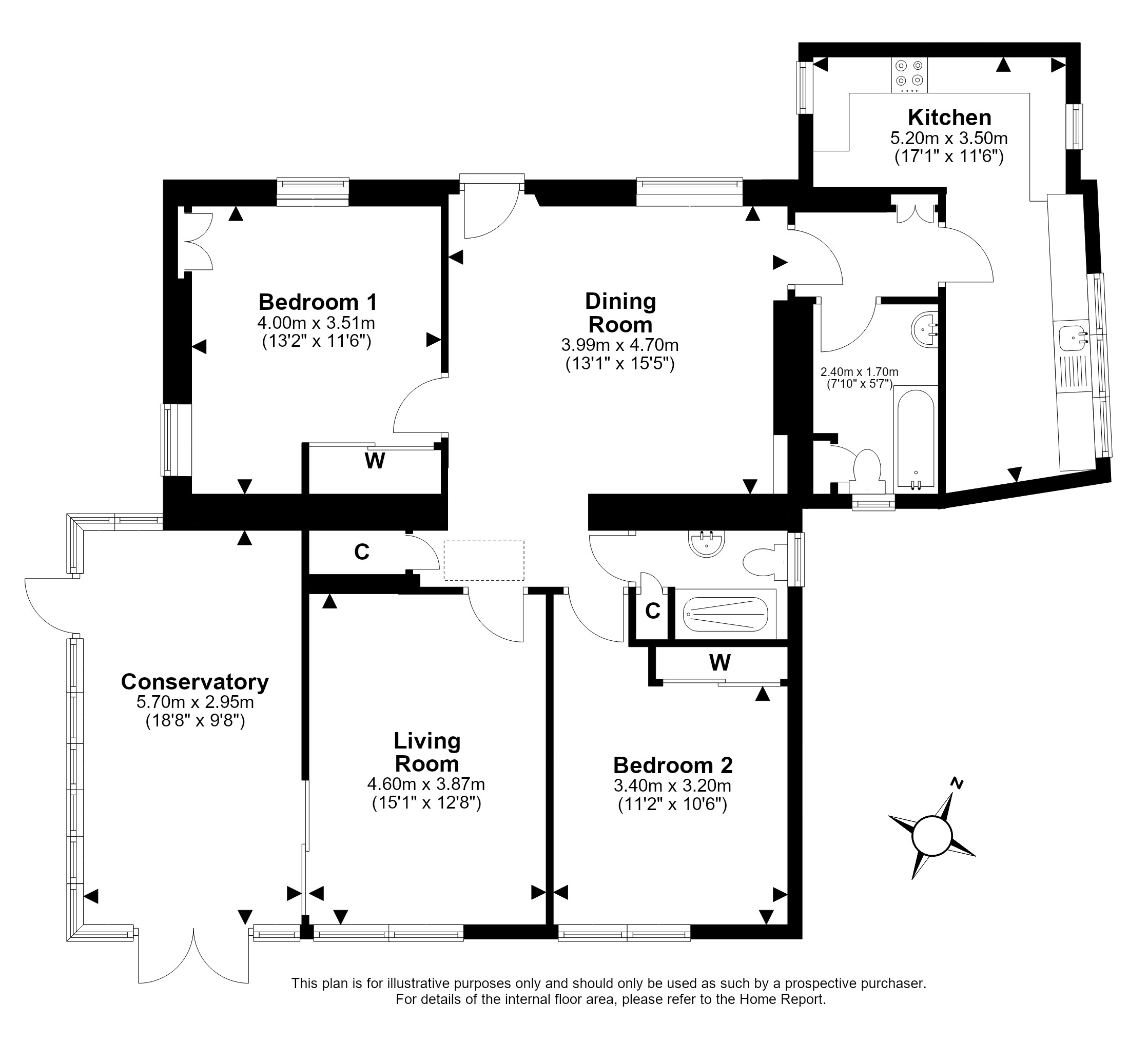 Lanark Road, Colinton, Edinburgh floorplan