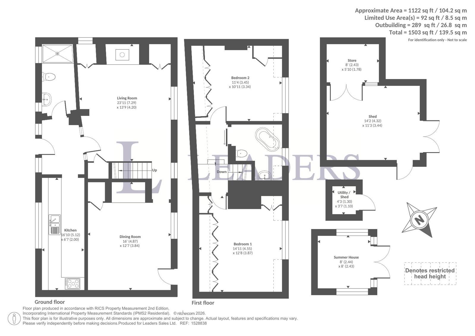 Rose Cottage,, Bersted Street, West Sussex floorplan