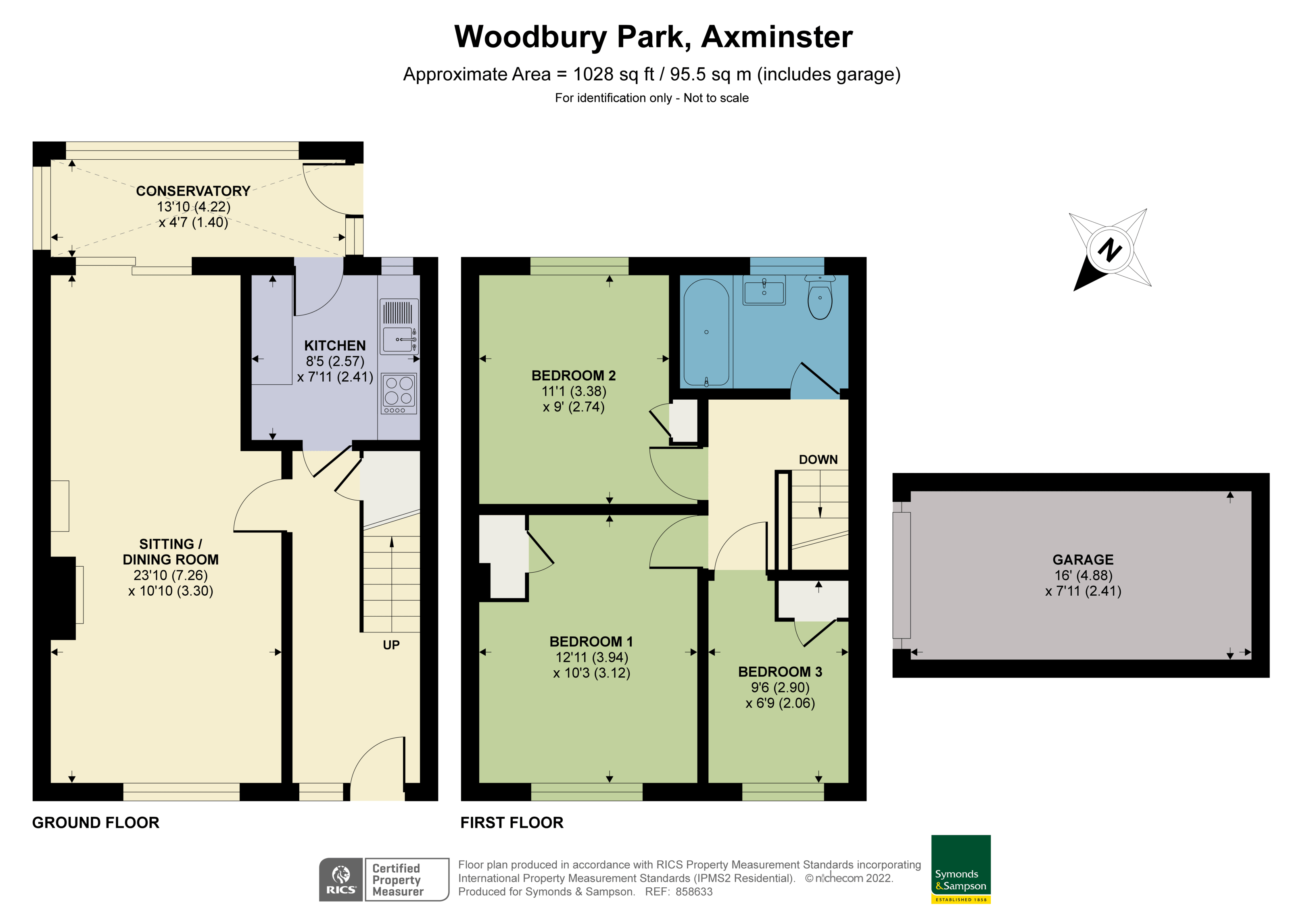 Woodbury Park, Axminster EX13, 3 bedroom end terrace house for sale