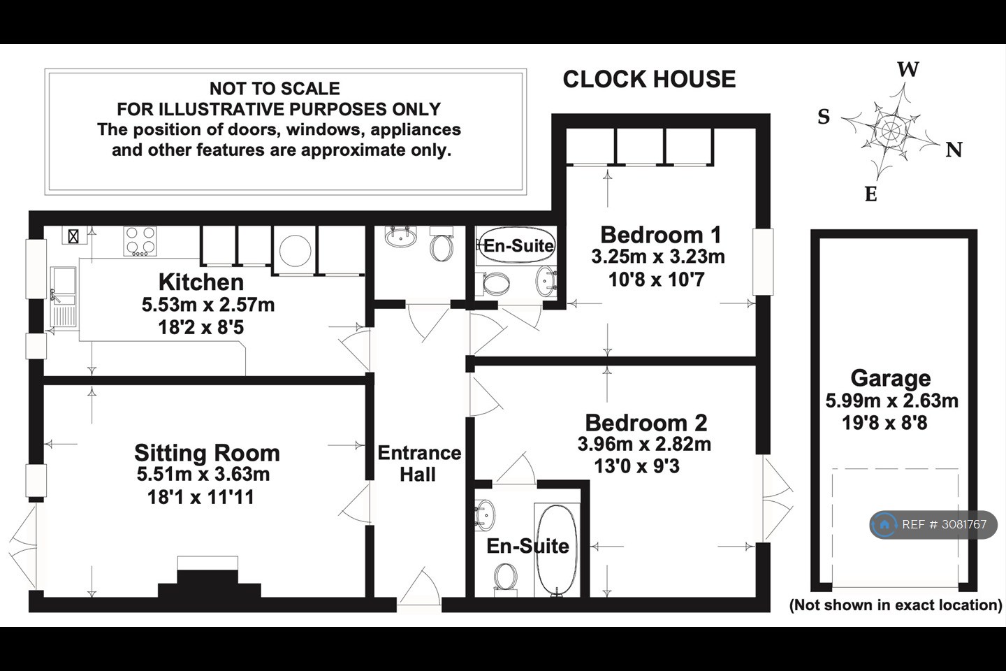 Enton Hall, Godalming floorplan