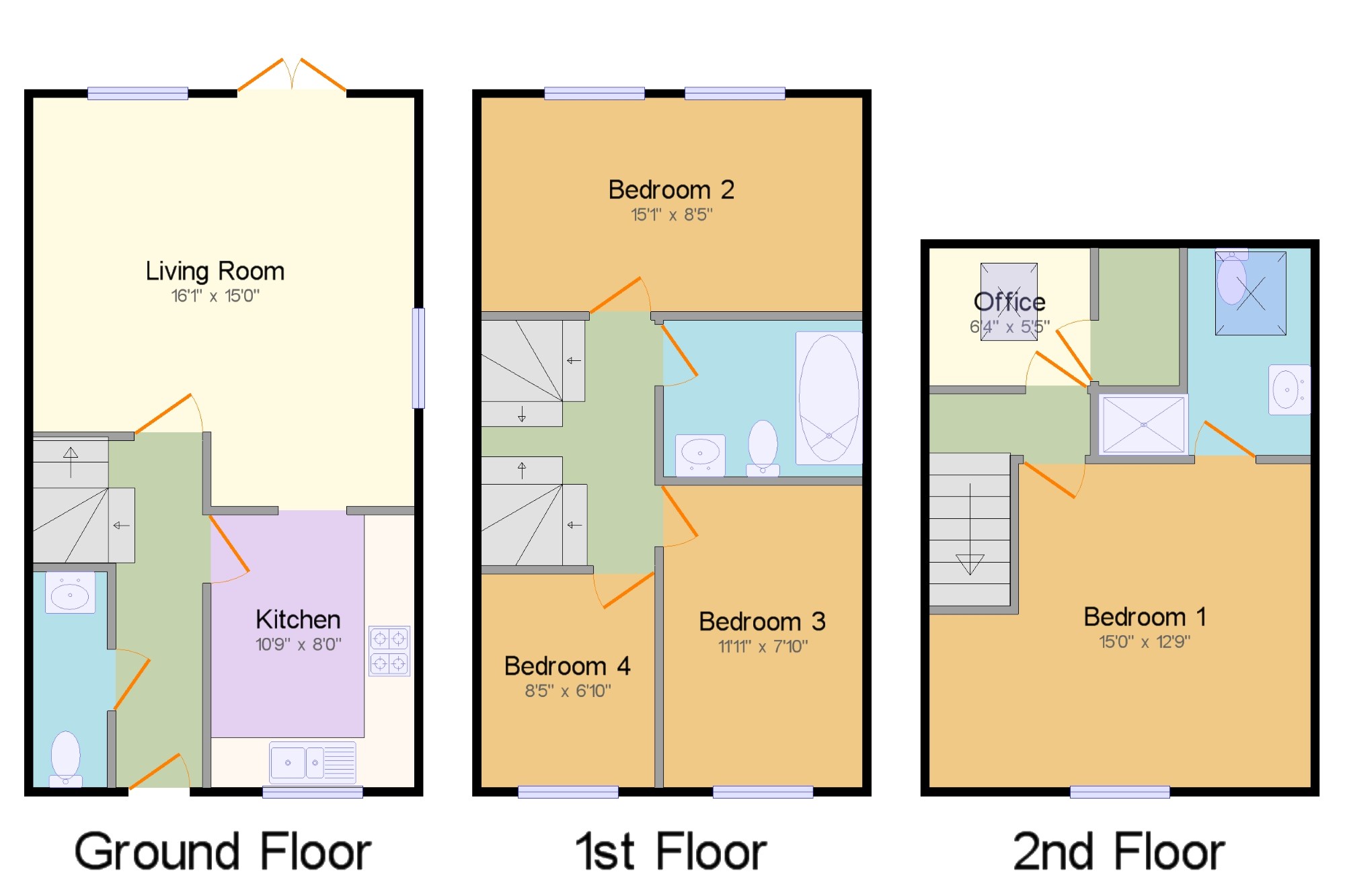 4 Bedrooms End terrace house for sale in Helidor Walk, Sonora Fields, Sittingbourne, Kent ME10