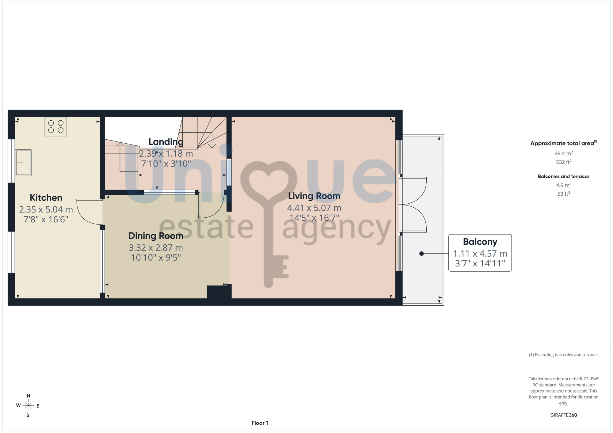 3 The Leylands,, Woodville Terrace, Lytham floorplan