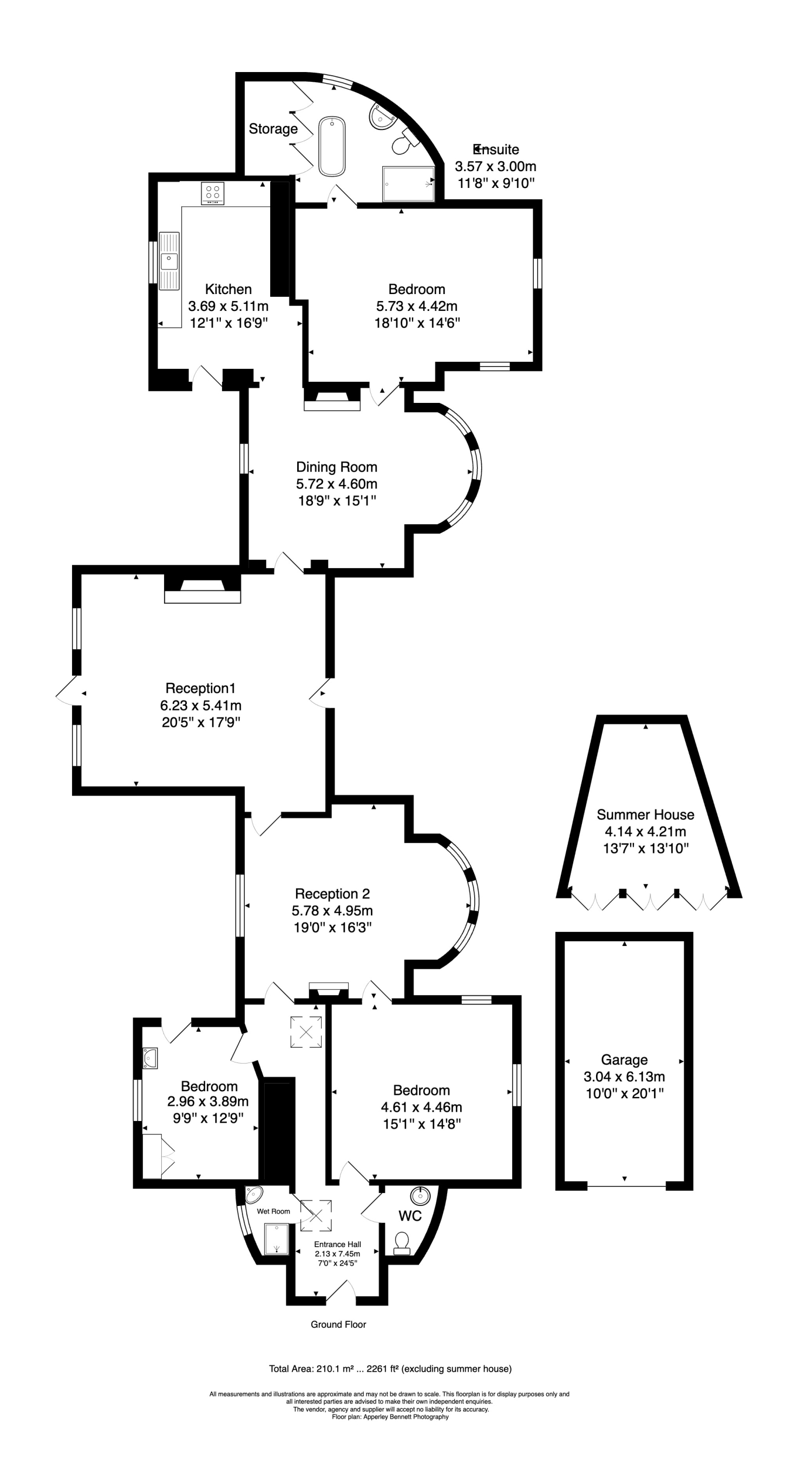 Pavilion Lodge, Ashby St. Ledgers, Rugby floorplan