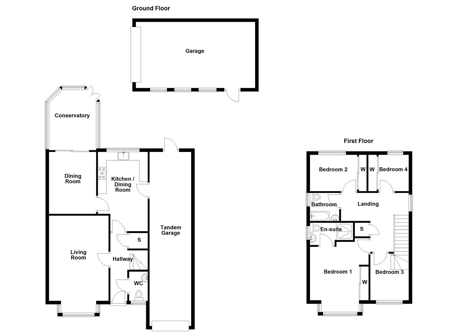 5, Tidebrook Place, Packmoor floorplan