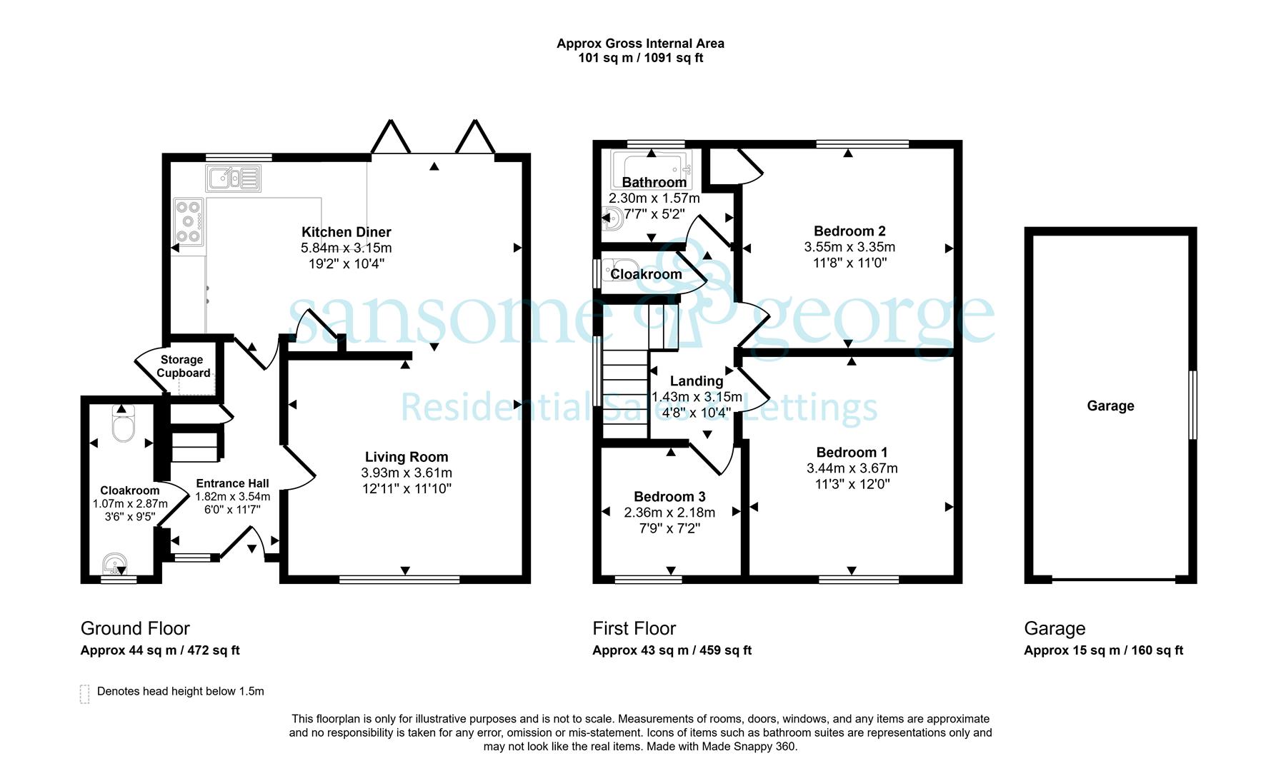 St. Michaels Road, Tilehurst, Reading floorplan