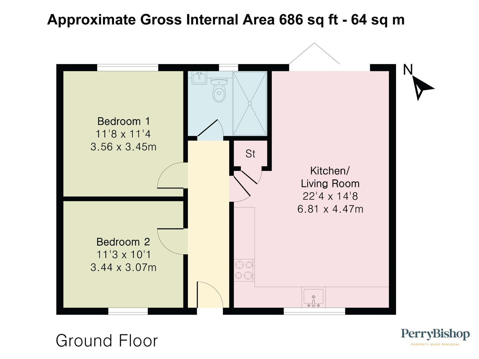 23f Northfield Road floorplan