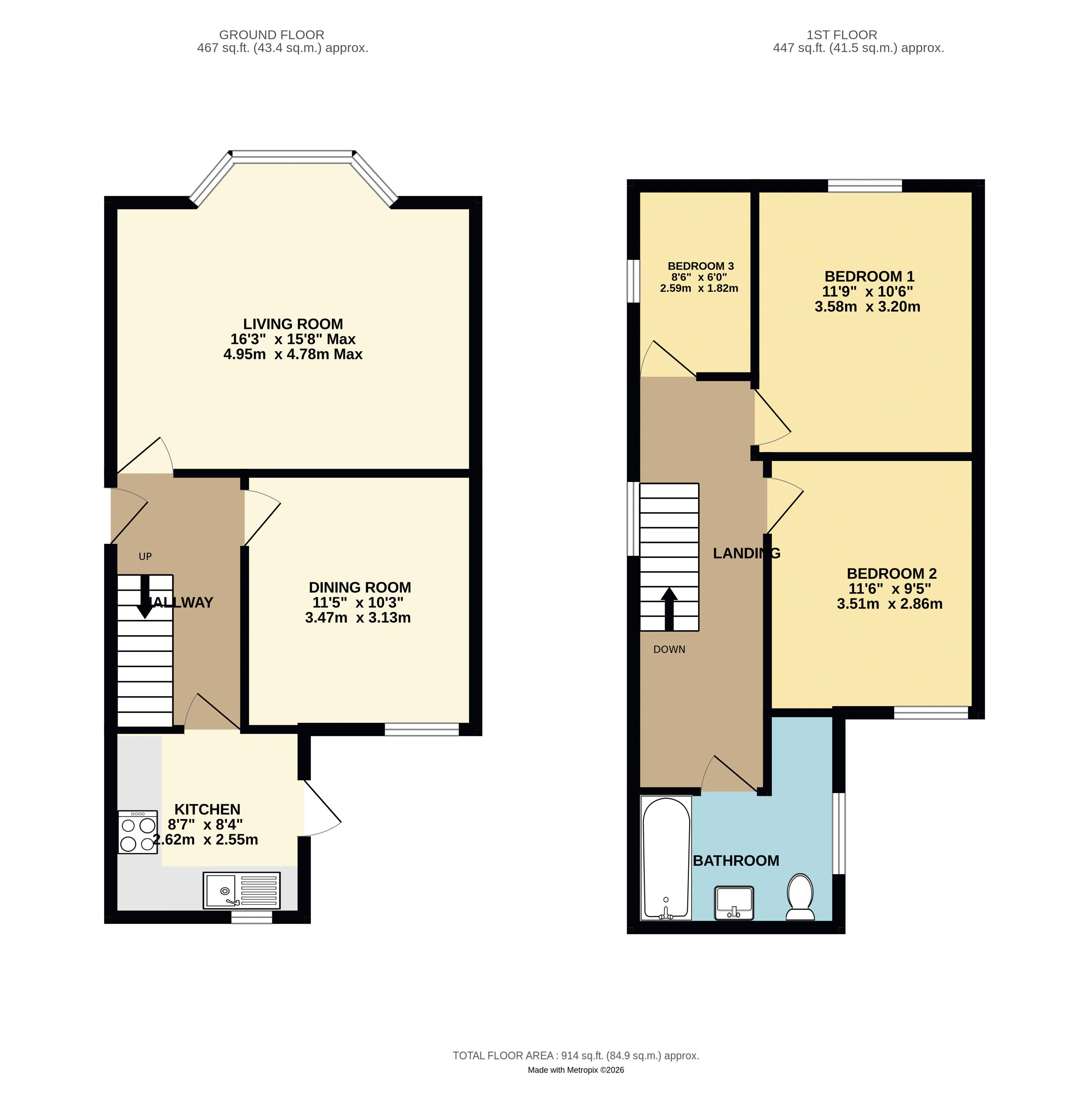 15, Furzehill Road, Plymouth floorplan