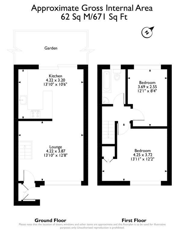 BUMPER, 22, Orchard Court, The Island, West Drayton floorplan