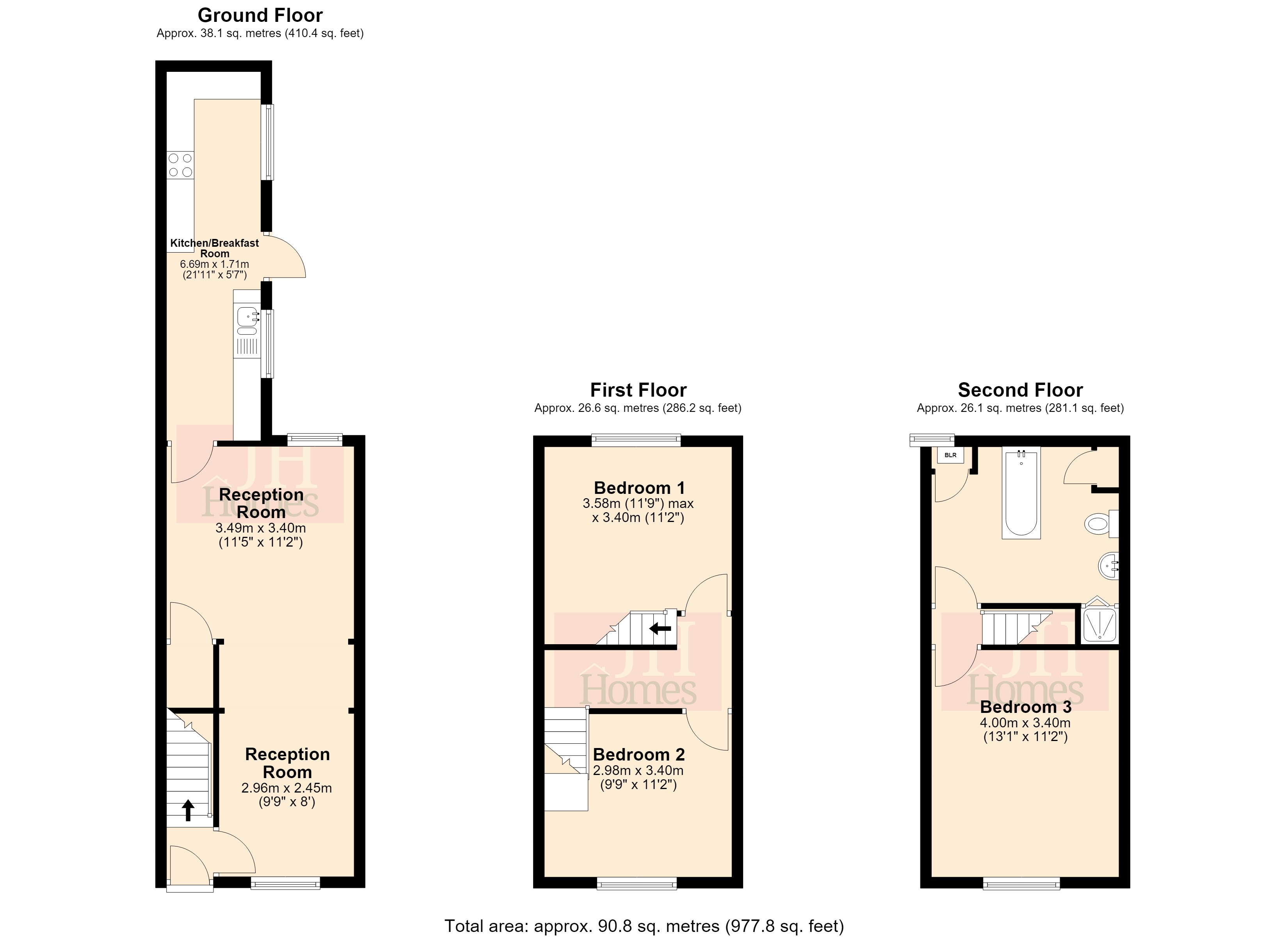2, Rawlinson Street, Dalton-in-Furness floorplan