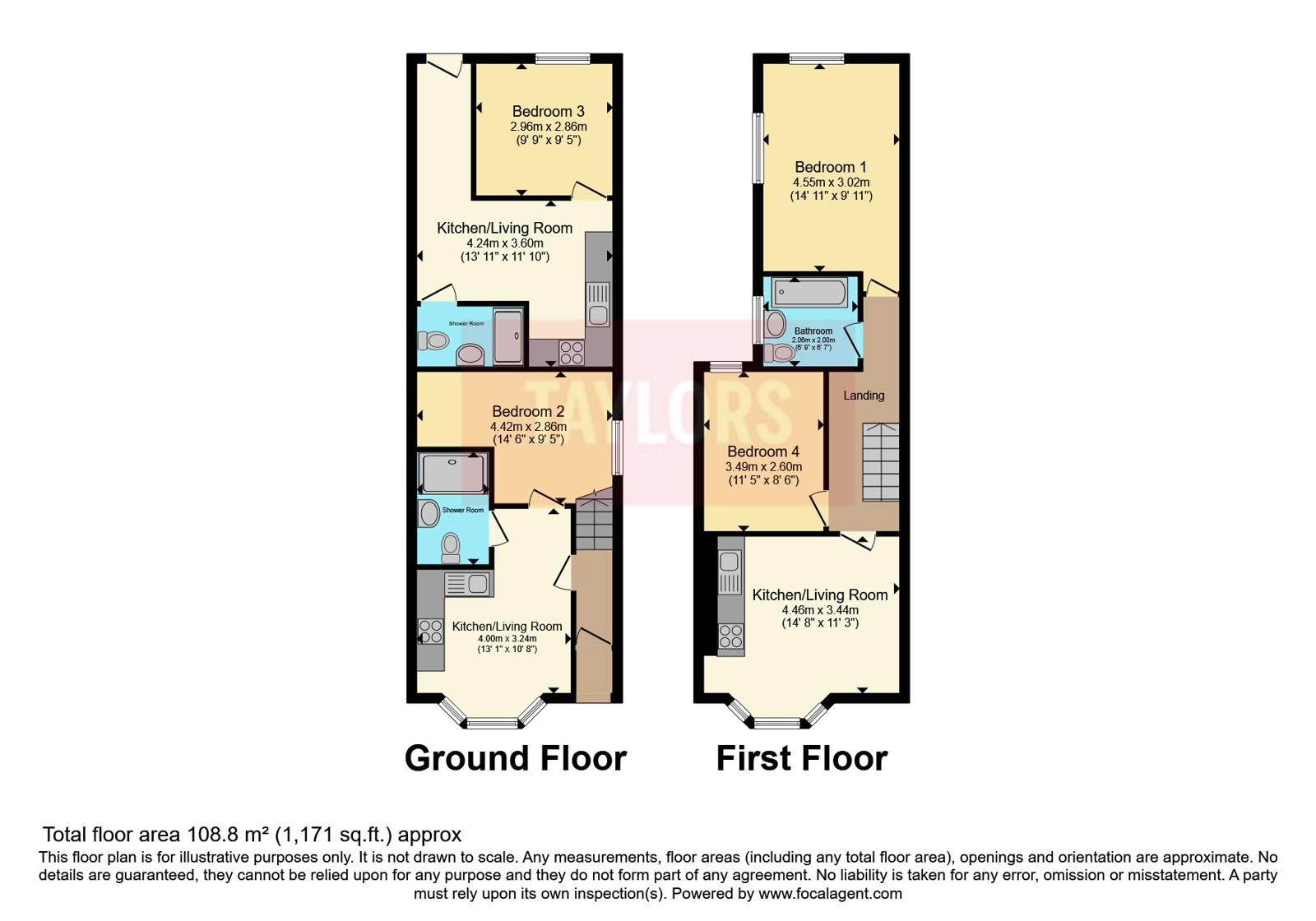 69 A/B/C, Manchester Road, Wiltshire floorplan