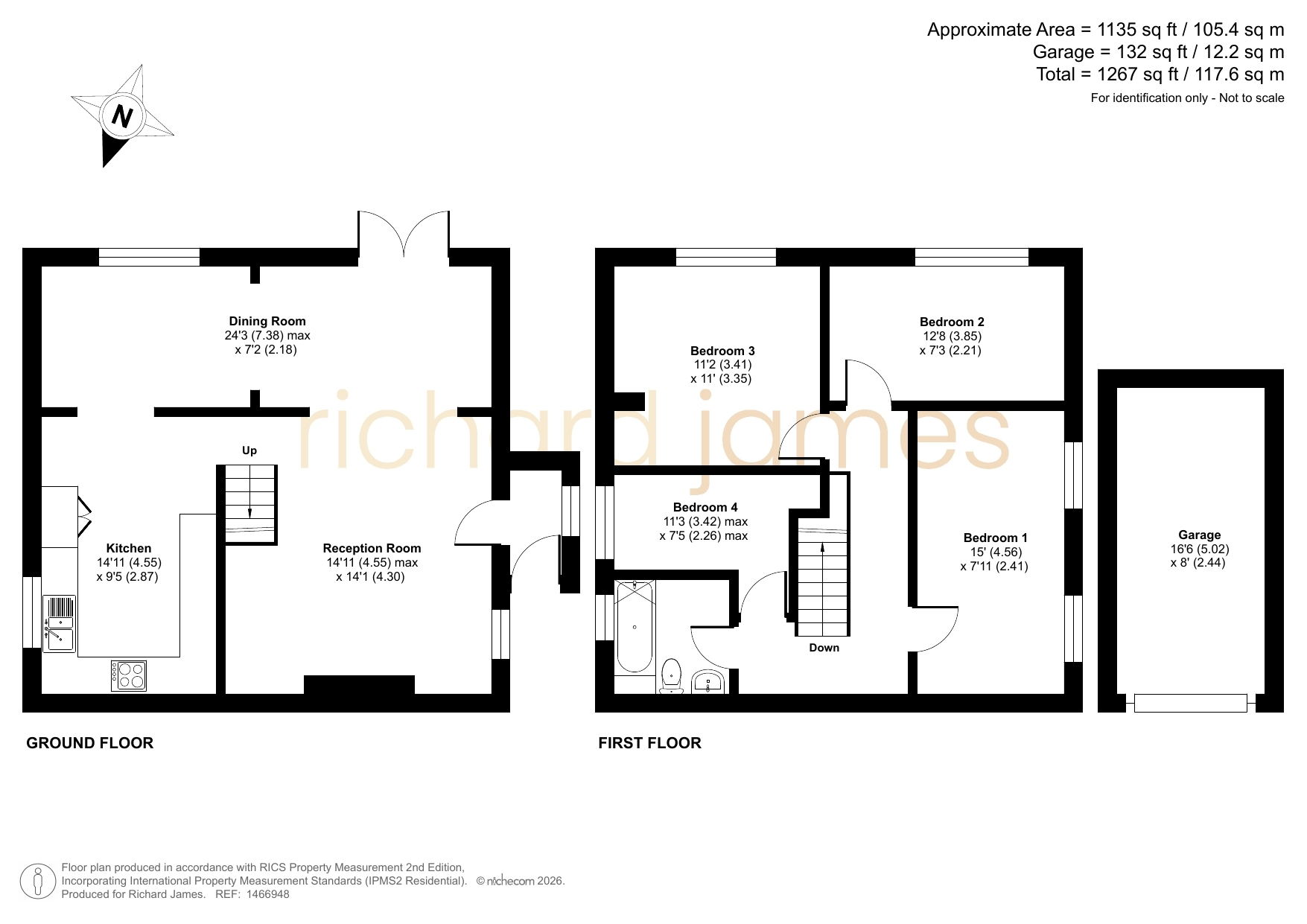 9, Hathersage Moor, Swindon floorplan