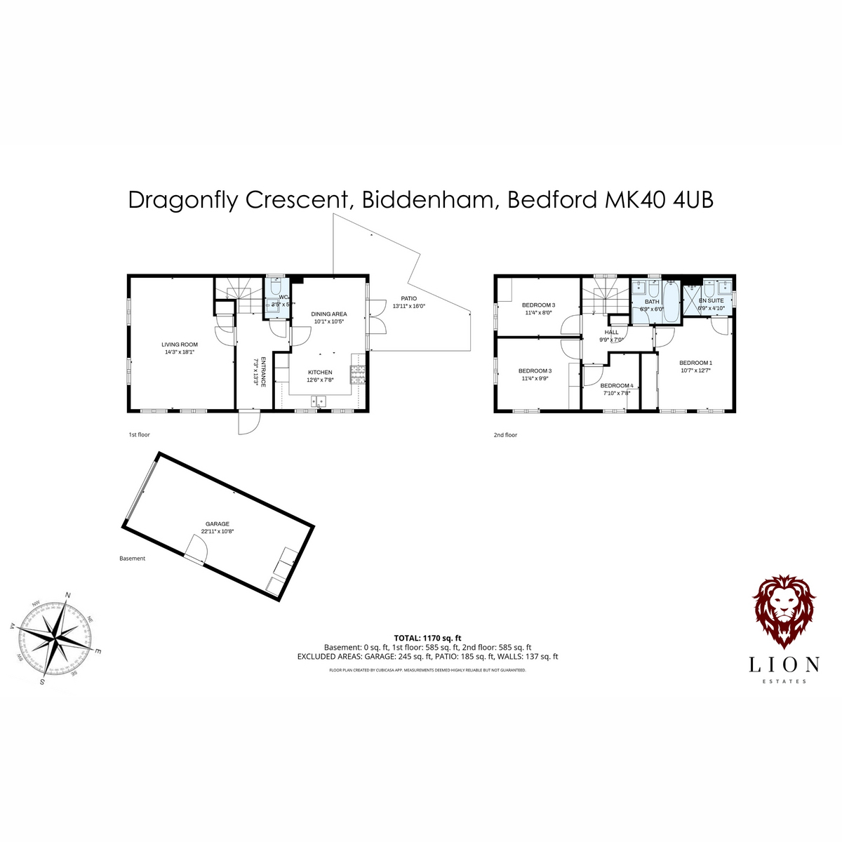 59, Dragonfly Crescent, Bedford floorplan
