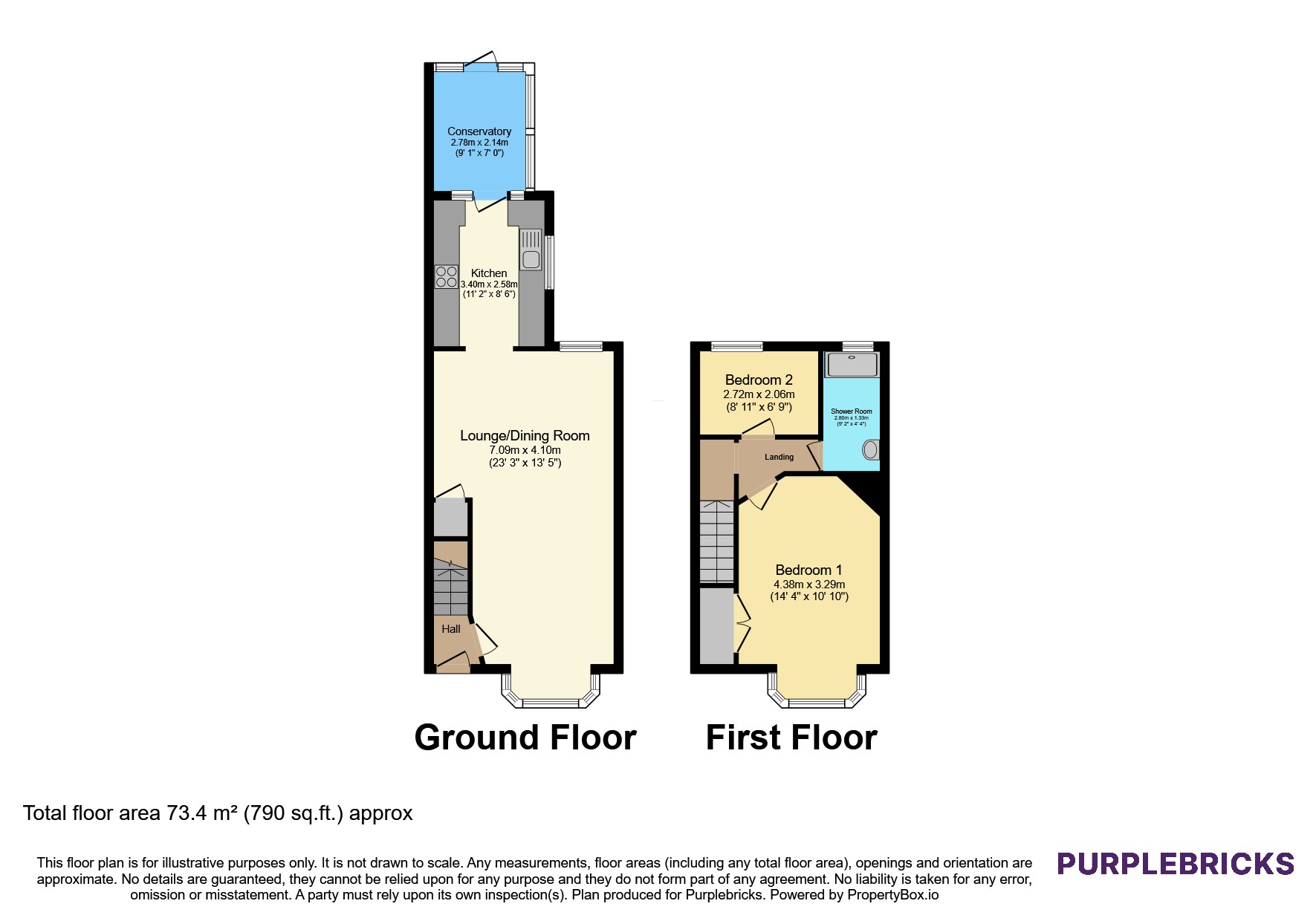 12, Eastbank Avenue, Blackpool floorplan