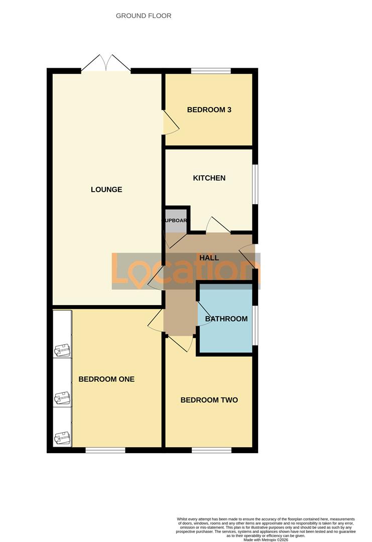 25, Penzance Place, Mansfield floorplan