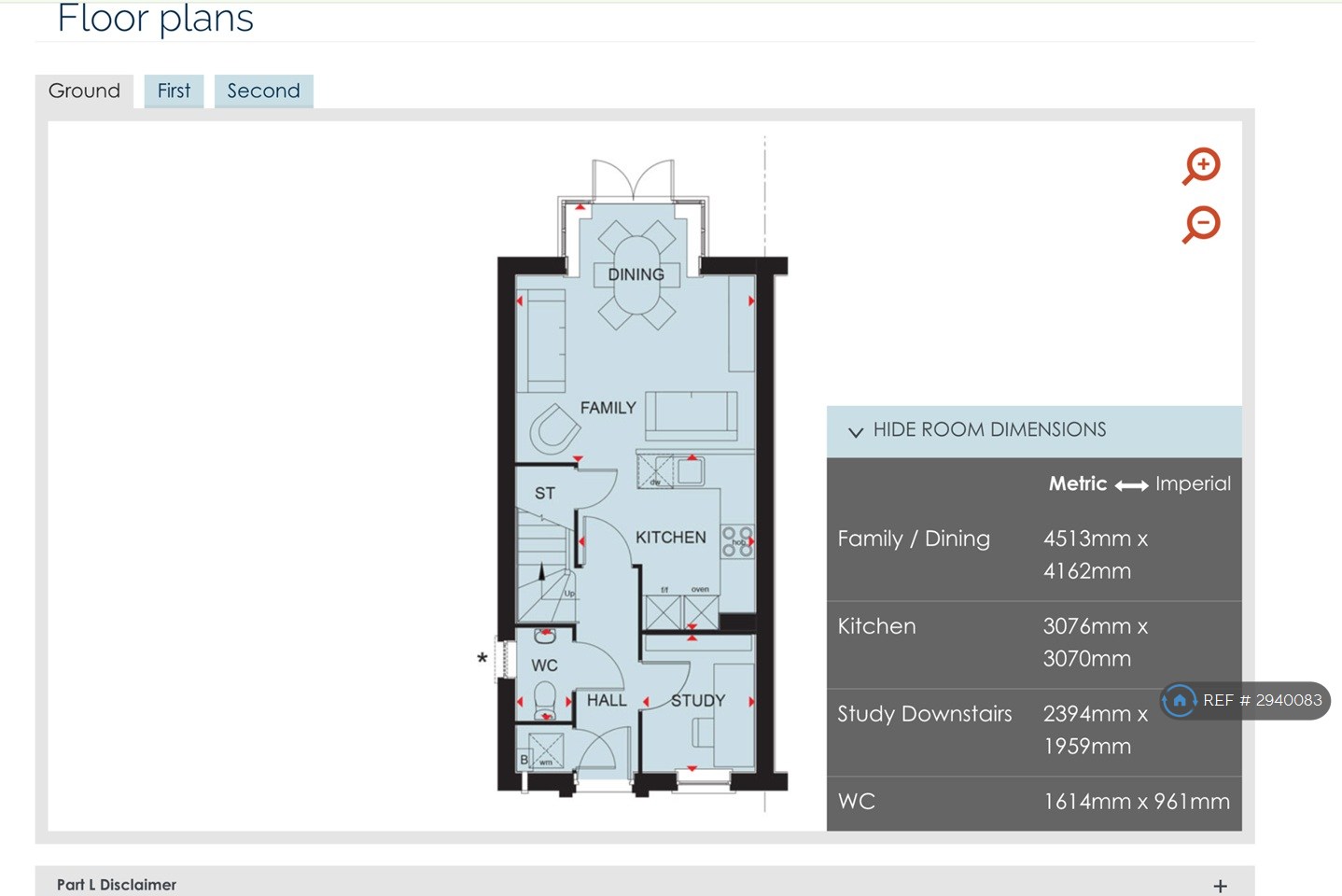Southern Cross, Wixams, Bedford floorplan