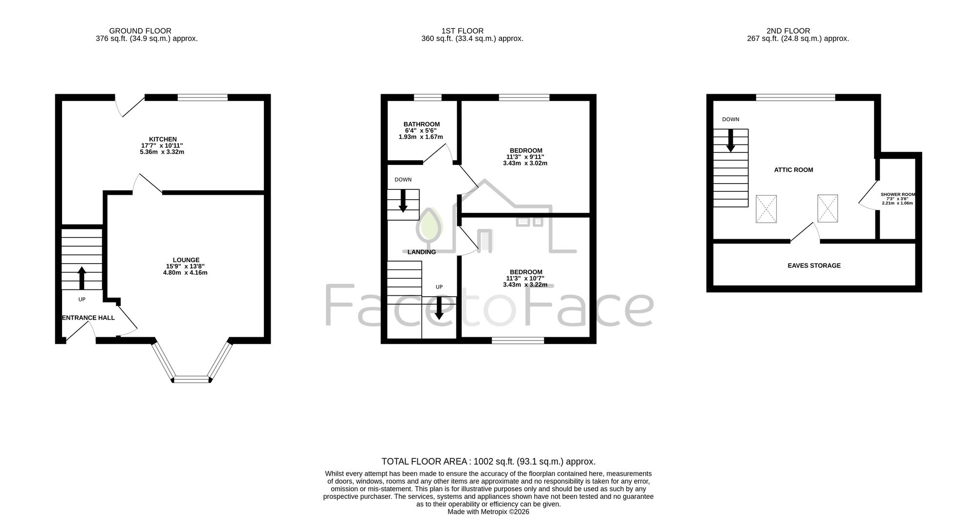33 Broadstone Street, Todmorden floorplan