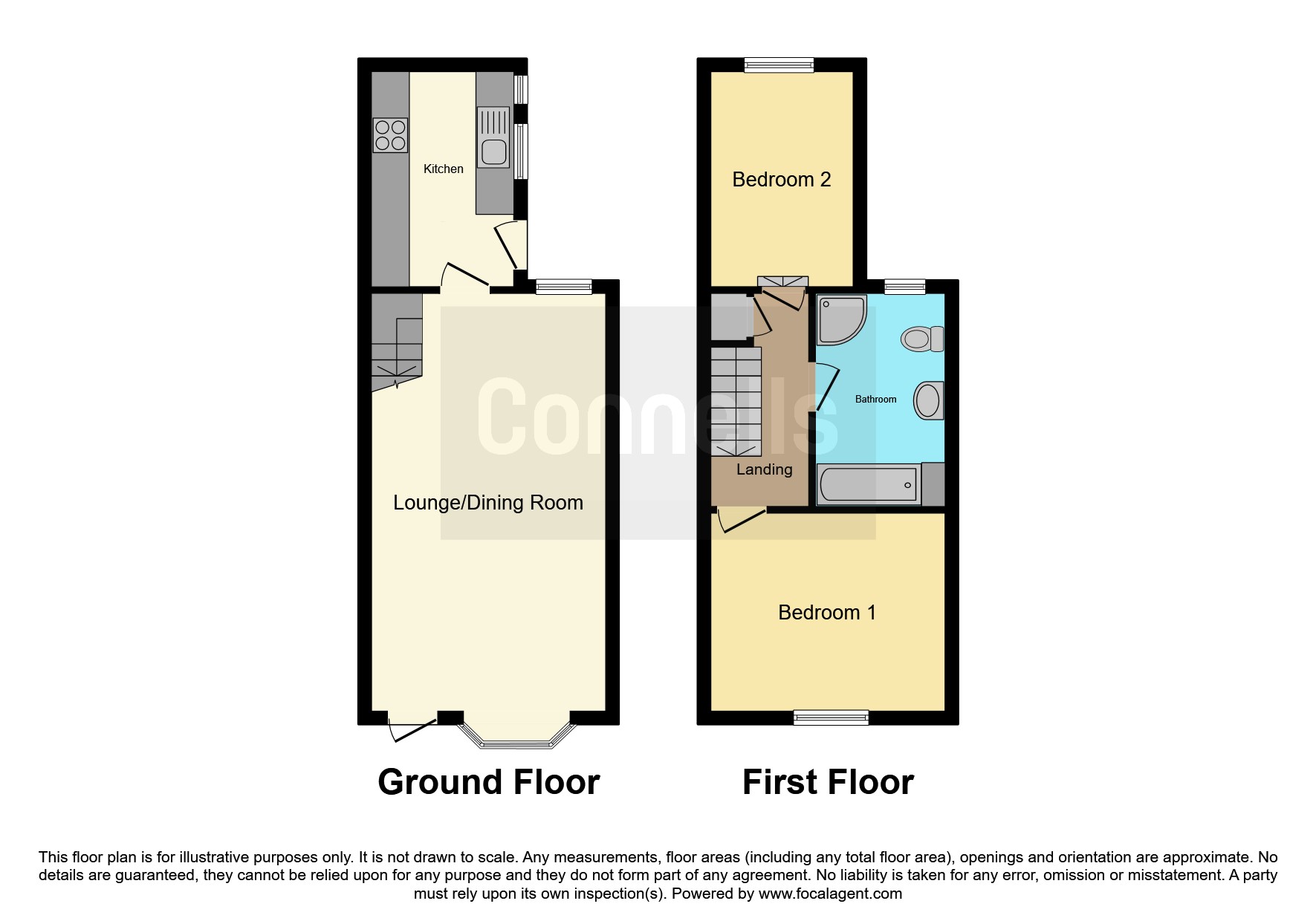 The Crescent, Slough SL1, 2 bedroom semidetached house for sale