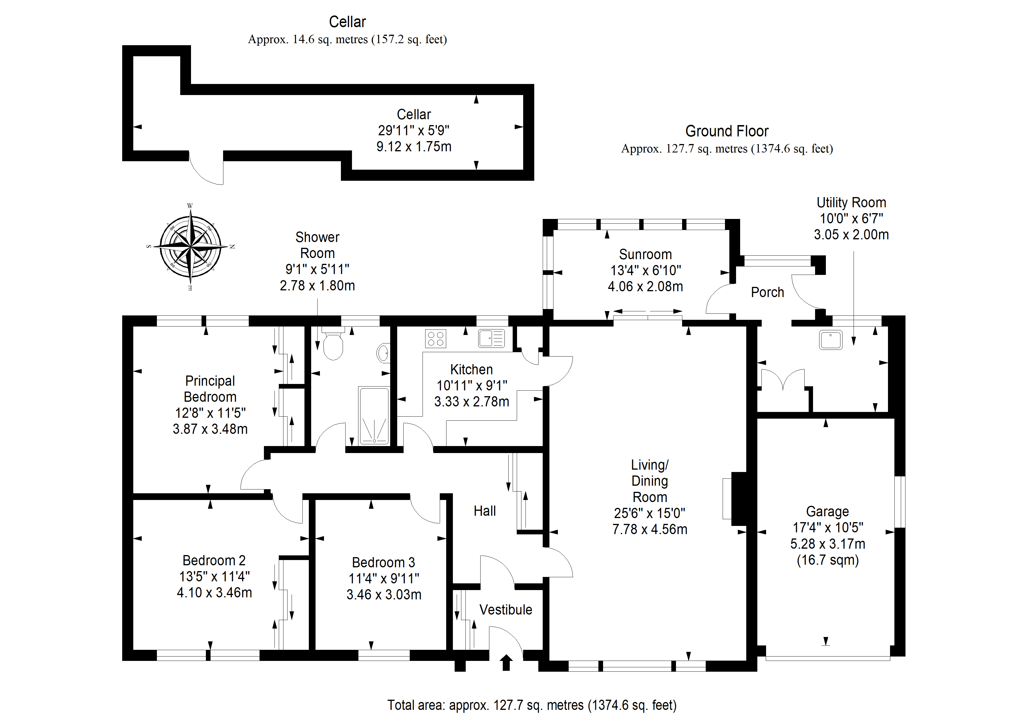55, Edderston Road, Peebles floorplan