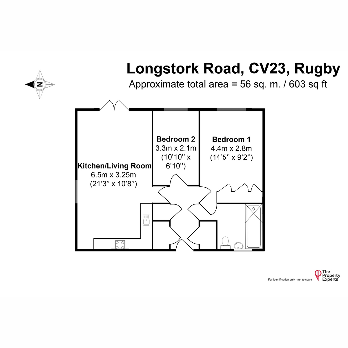 67, Longstork Road., Rugby floorplan