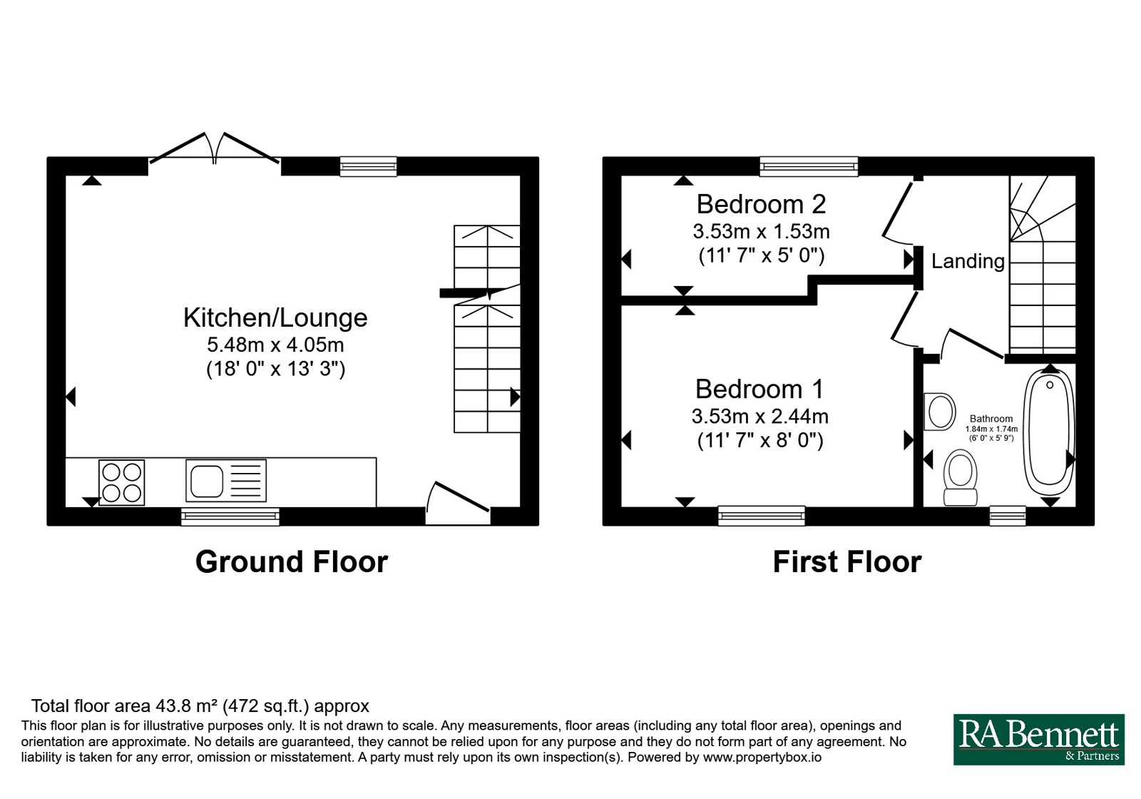 45, High Street, Dursley floorplan