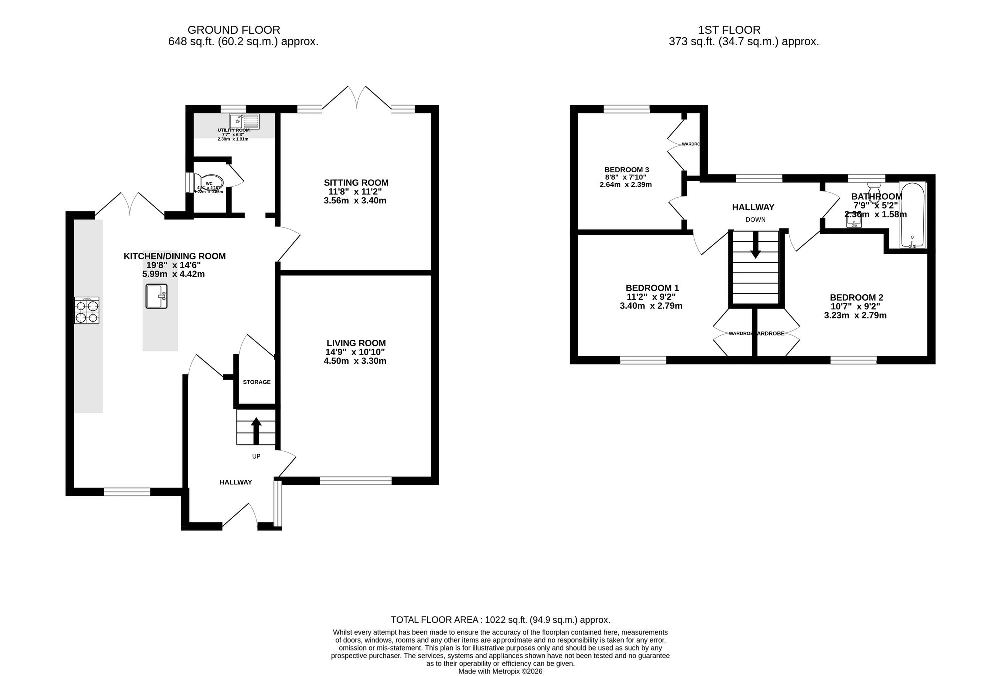 2 Lancaster Road, Wilmslow floorplan