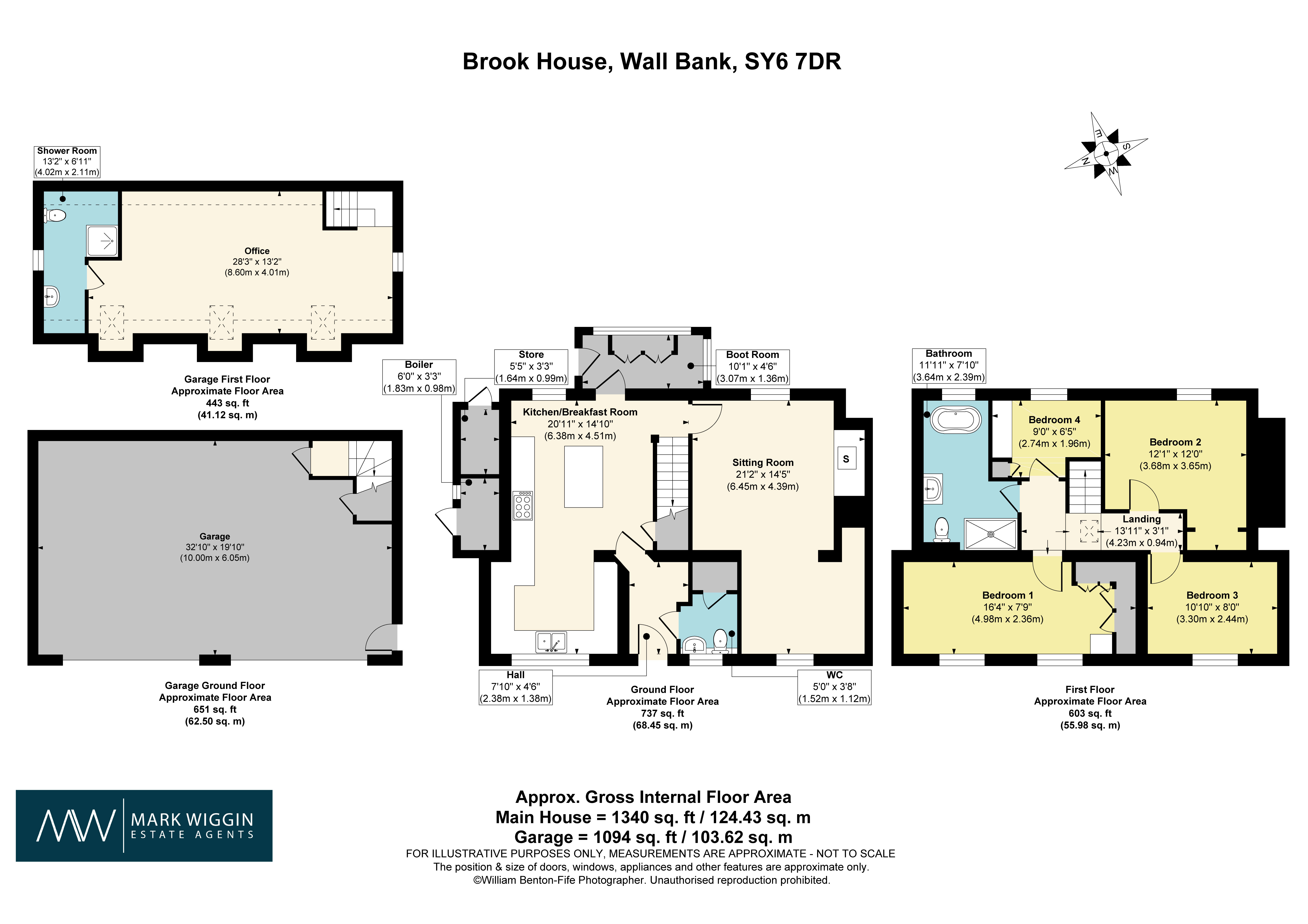 Brook House,, Wall Bank, Church Stretton floorplan