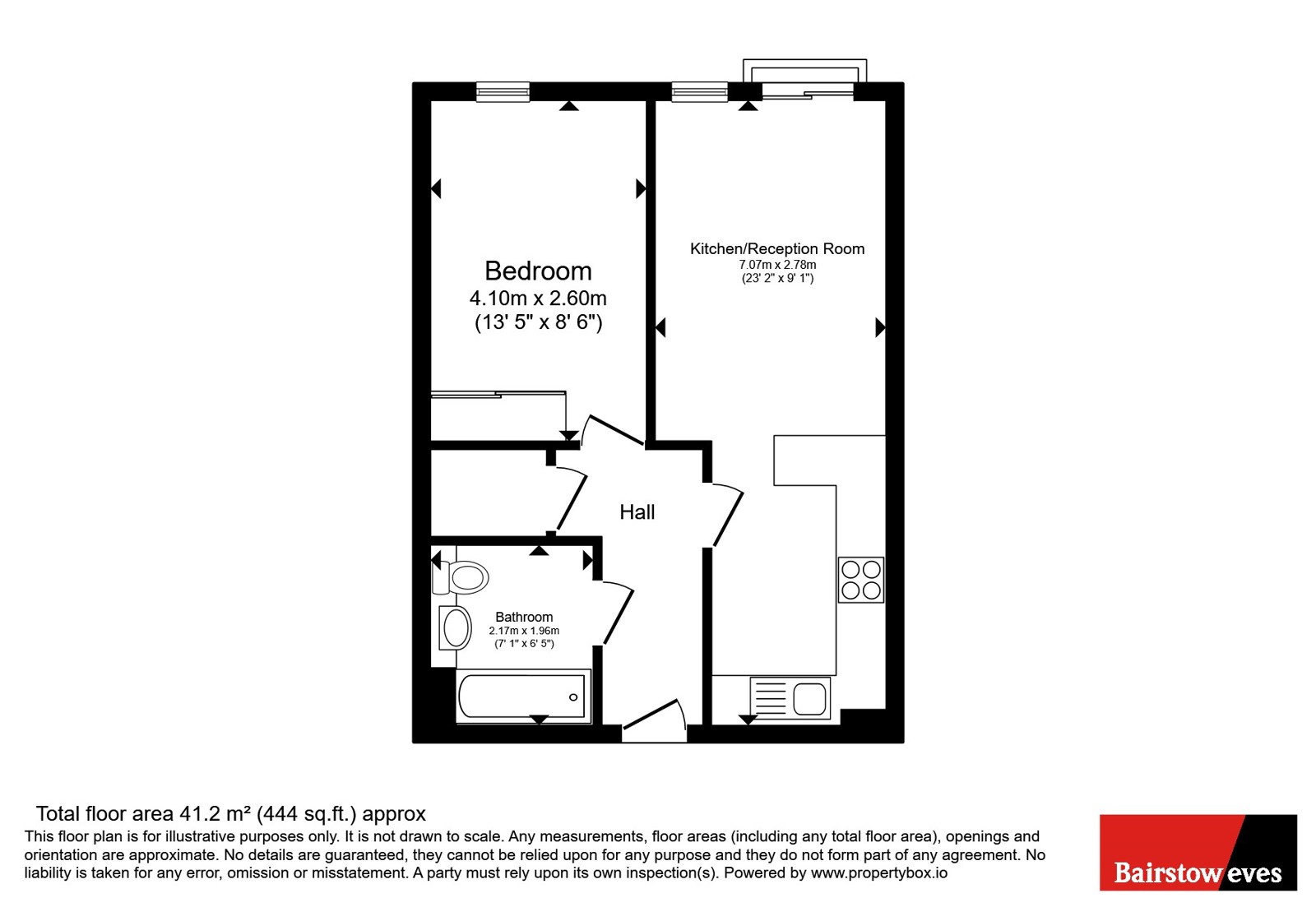 Flat 180, Pinnacle Apartments, 11, Saffron Central Square, Croydon floorplan