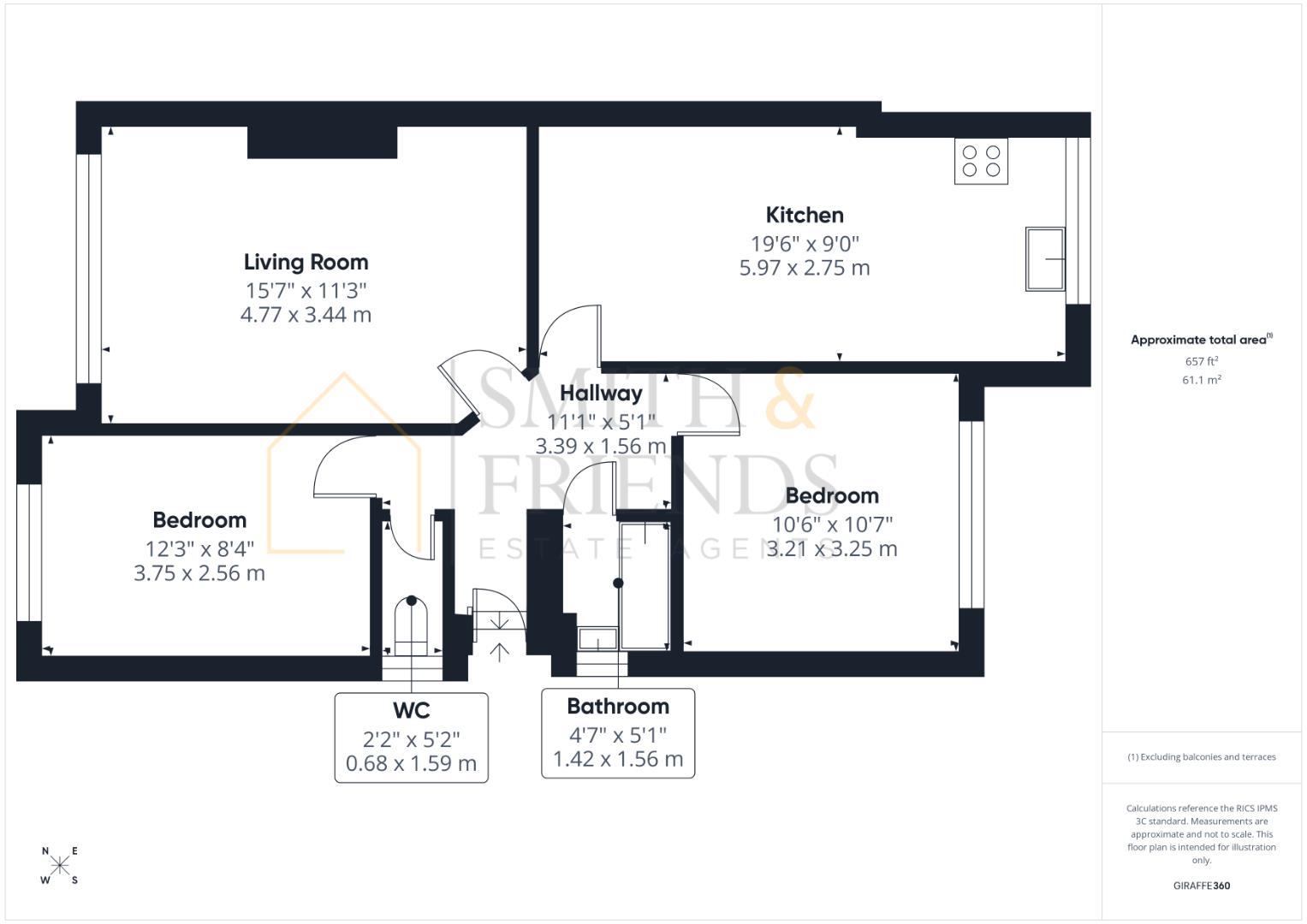 4, Sambrook Gardens, Middlesbrough floorplan