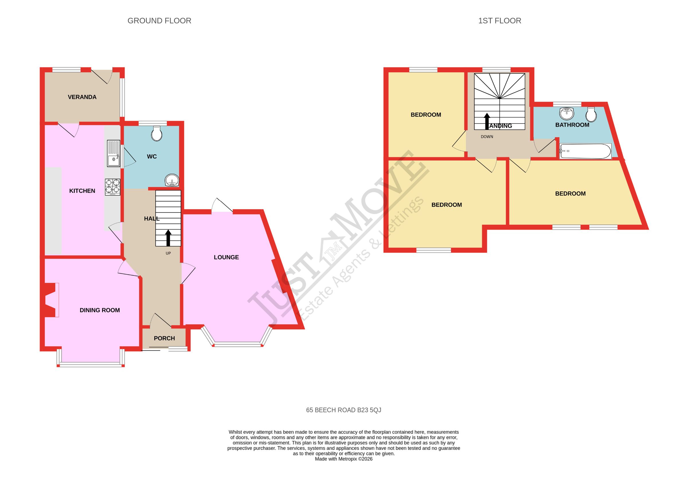 75 Beech Road, Birmingham floorplan