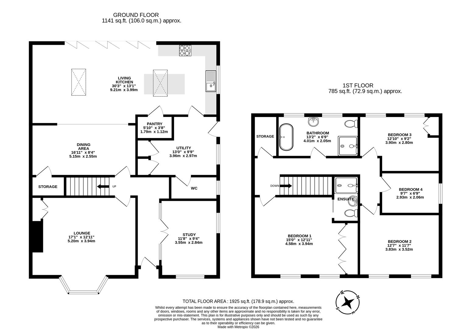 Scotter Road, Scunthorpe floorplan