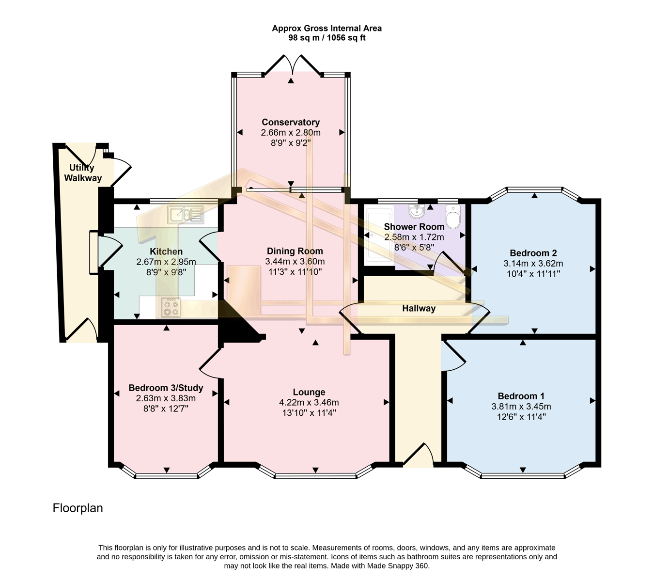 16, The Gorseway, Bexhill-on-Sea floorplan