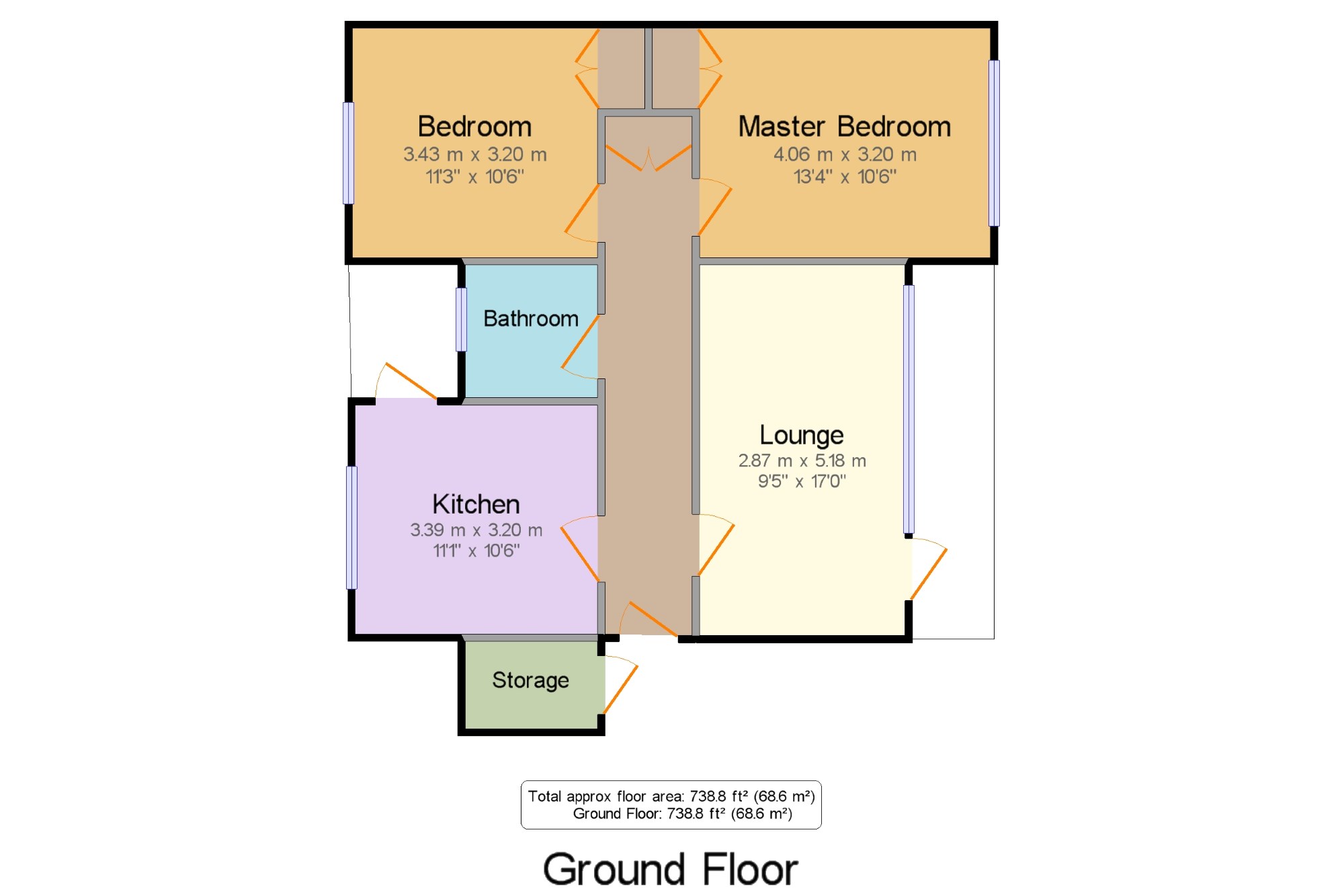 2 Bedrooms Flat for sale in Jesuit Close, Canterbury, Kent, United Kingdom CT2