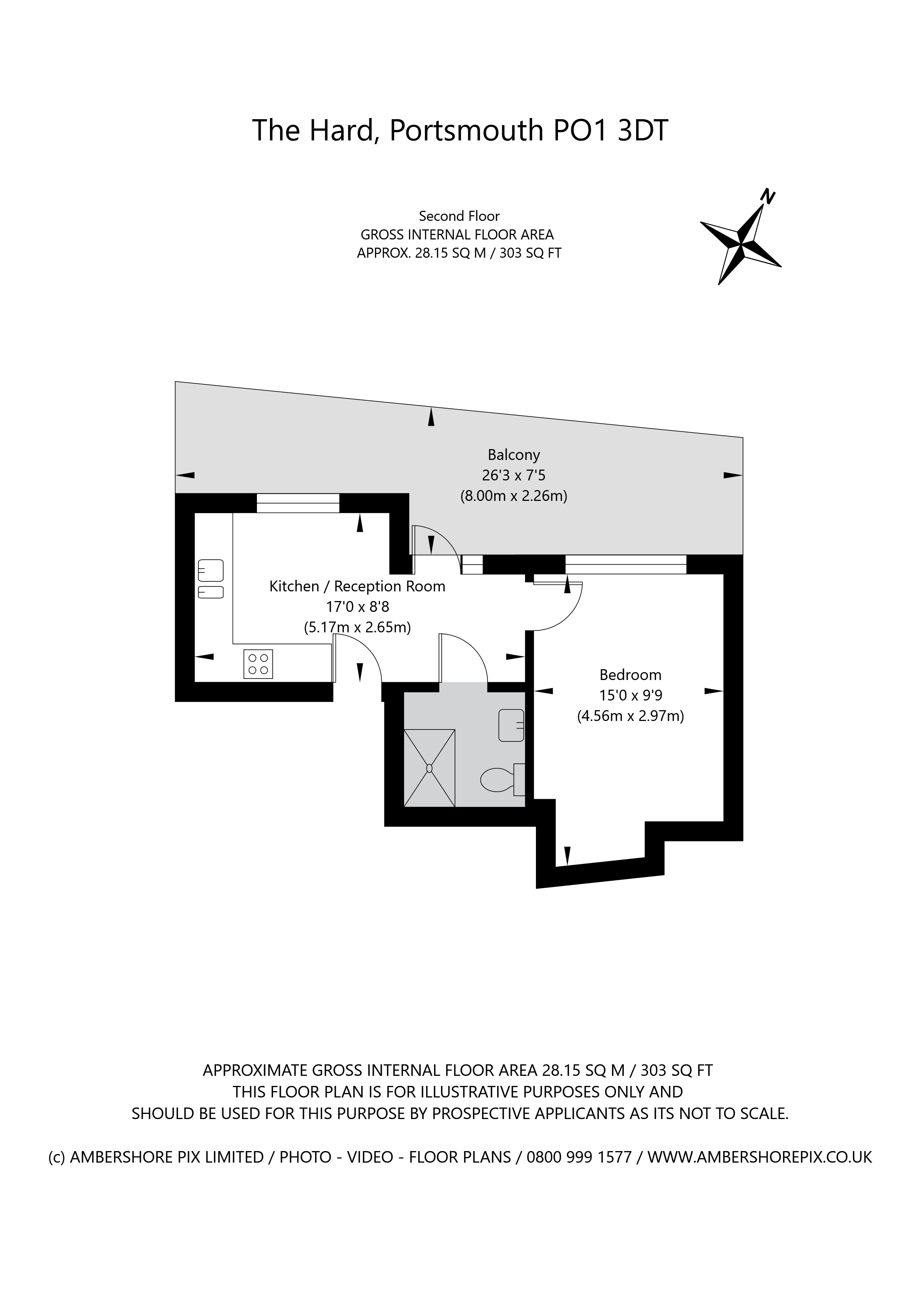 The Hard, Portsmouth floorplan